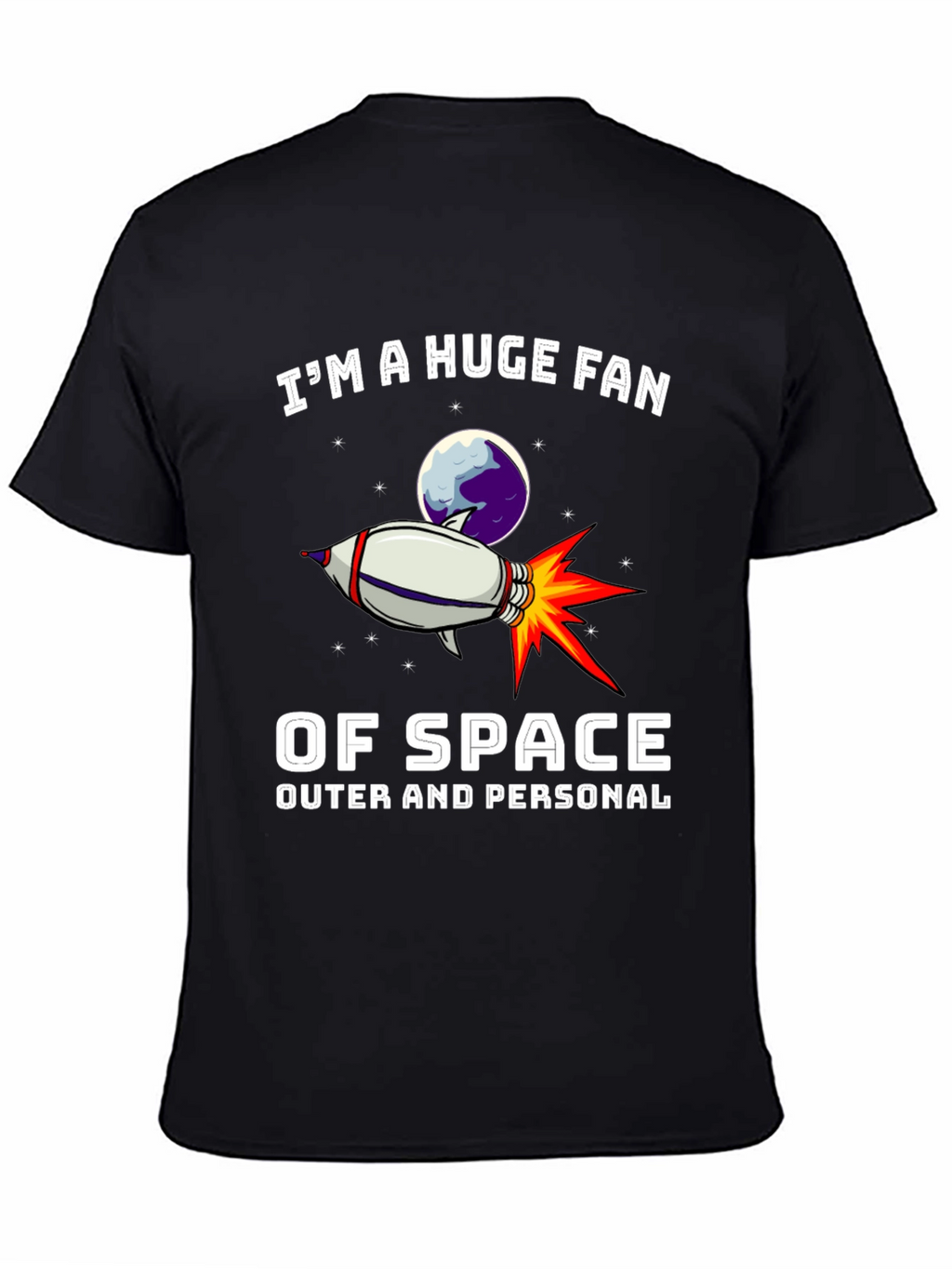 Space Fan Graphic T-Shirt