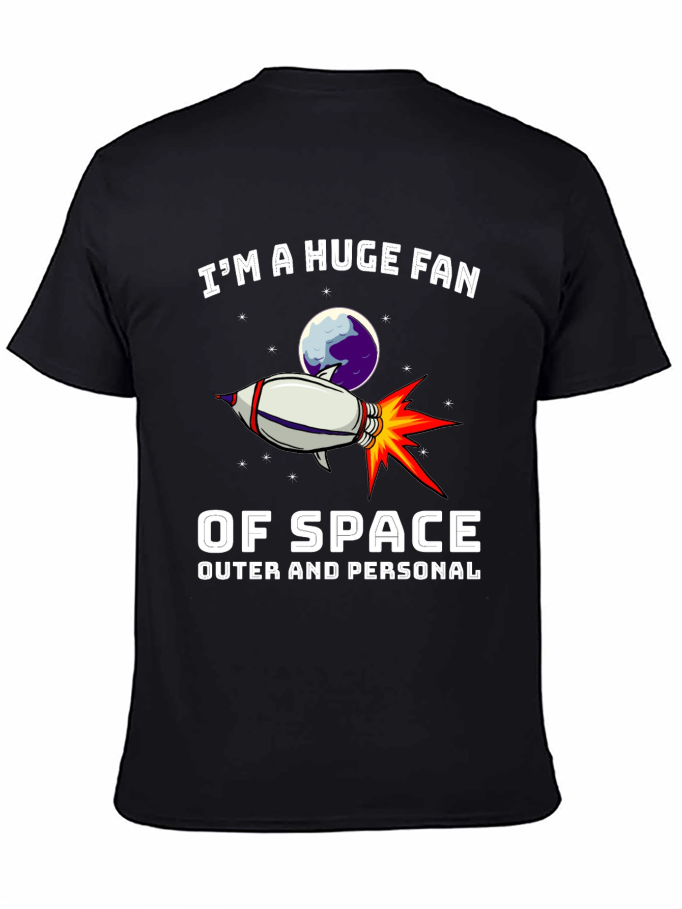 Space Fan Graphic T-Shirt