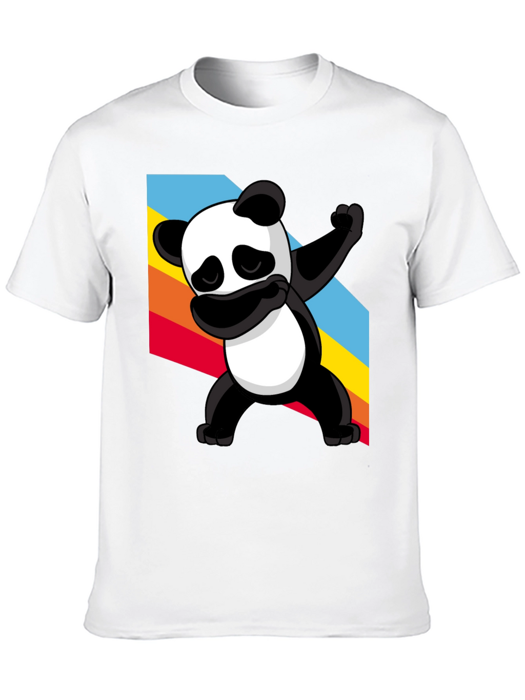Dabbing Panda Graphic Tee - Stylish Black T-Shirt