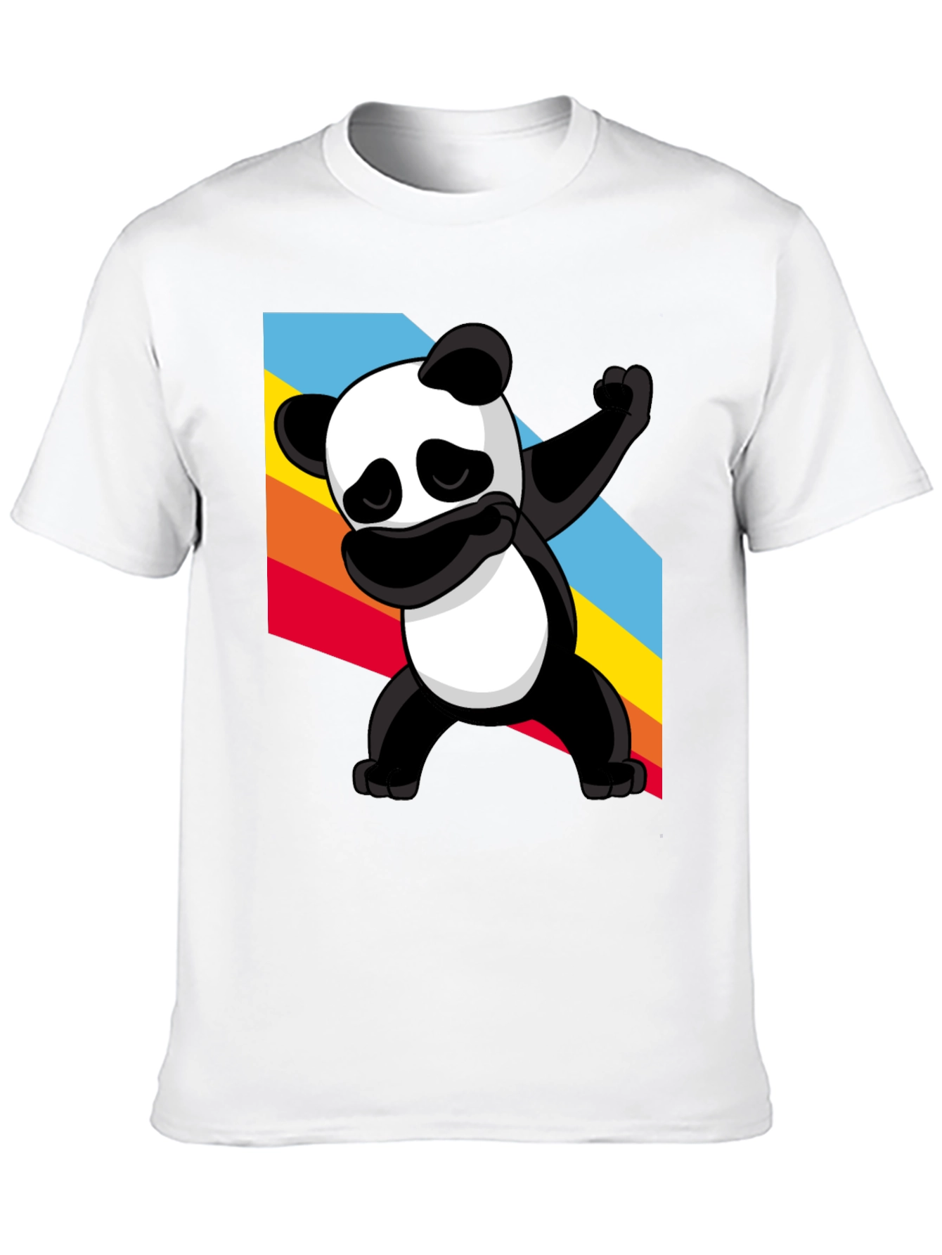Dabbing Panda Graphic Tee - Stylish Black T-Shirt