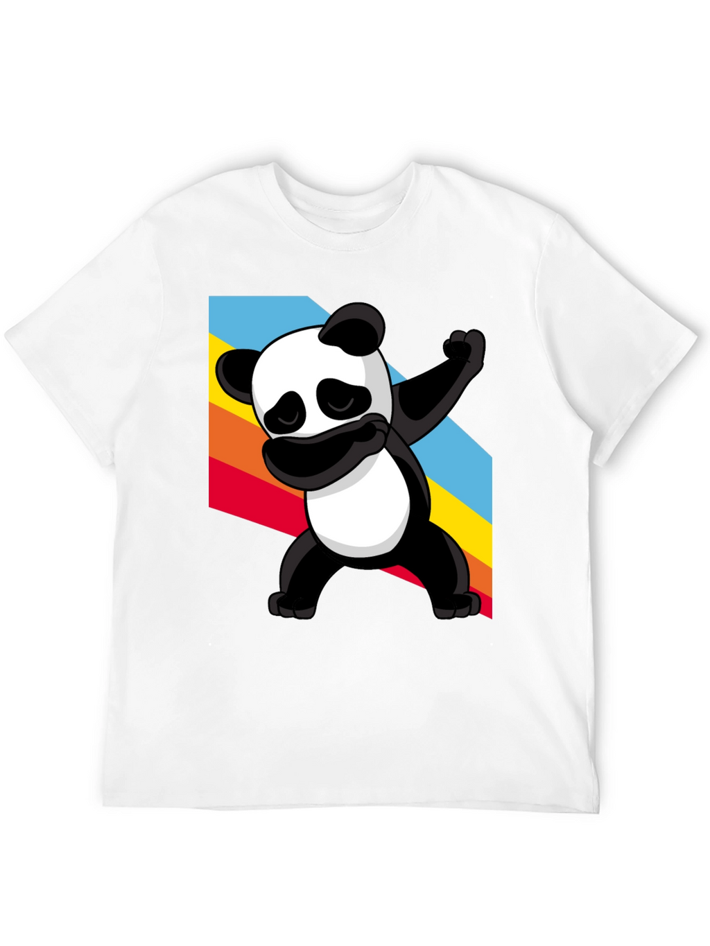 Dabbing Panda Graphic Tee - Stylish Black T-Shirt