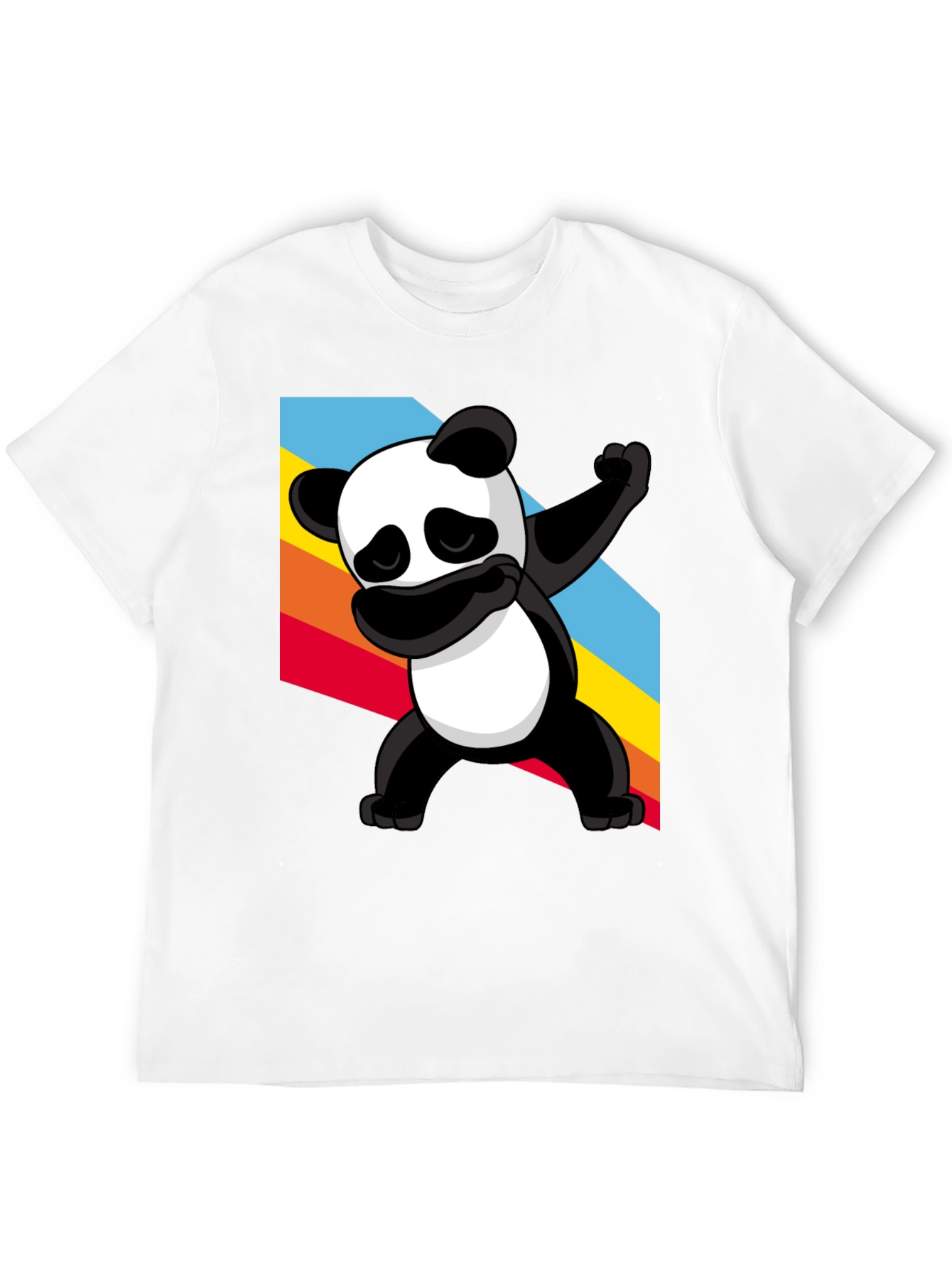 Dabbing Panda Graphic Tee - Stylish Black T-Shirt