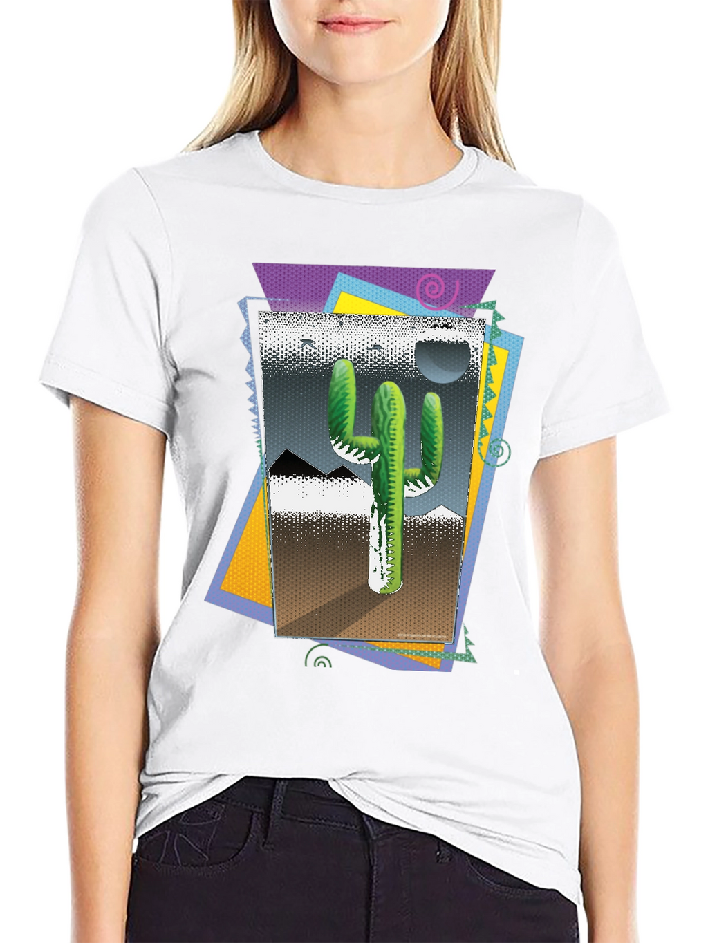 Cactus Desert T-Shirt - Retro Style Graphic Tee