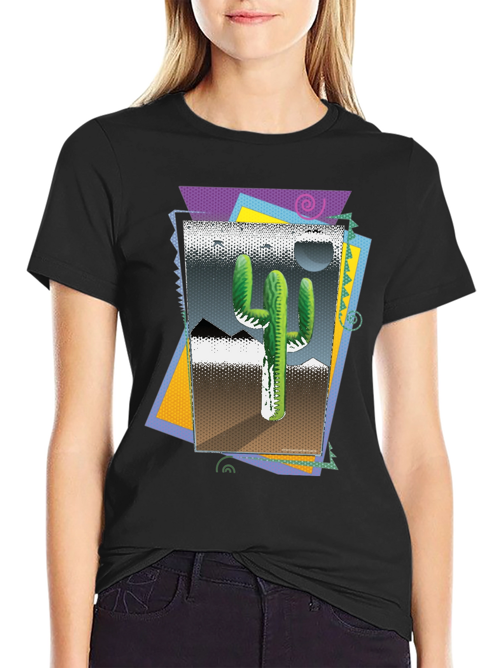 Cactus Desert T-Shirt - Retro Style Graphic Tee