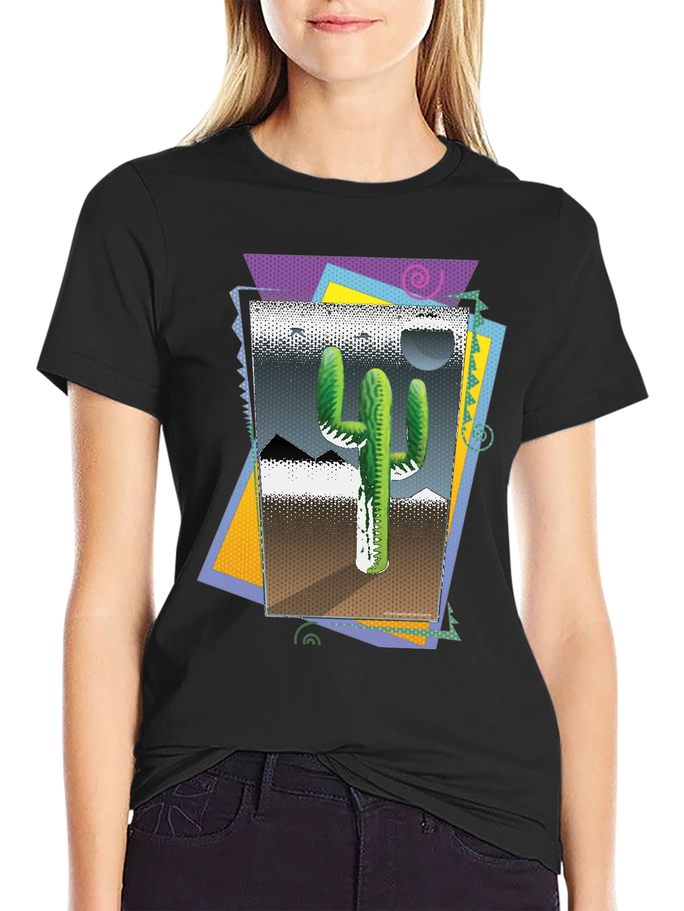 Cactus Desert T-Shirt - Retro Style Graphic Tee