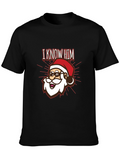 I Know Him Santa Graphic T-Shirt