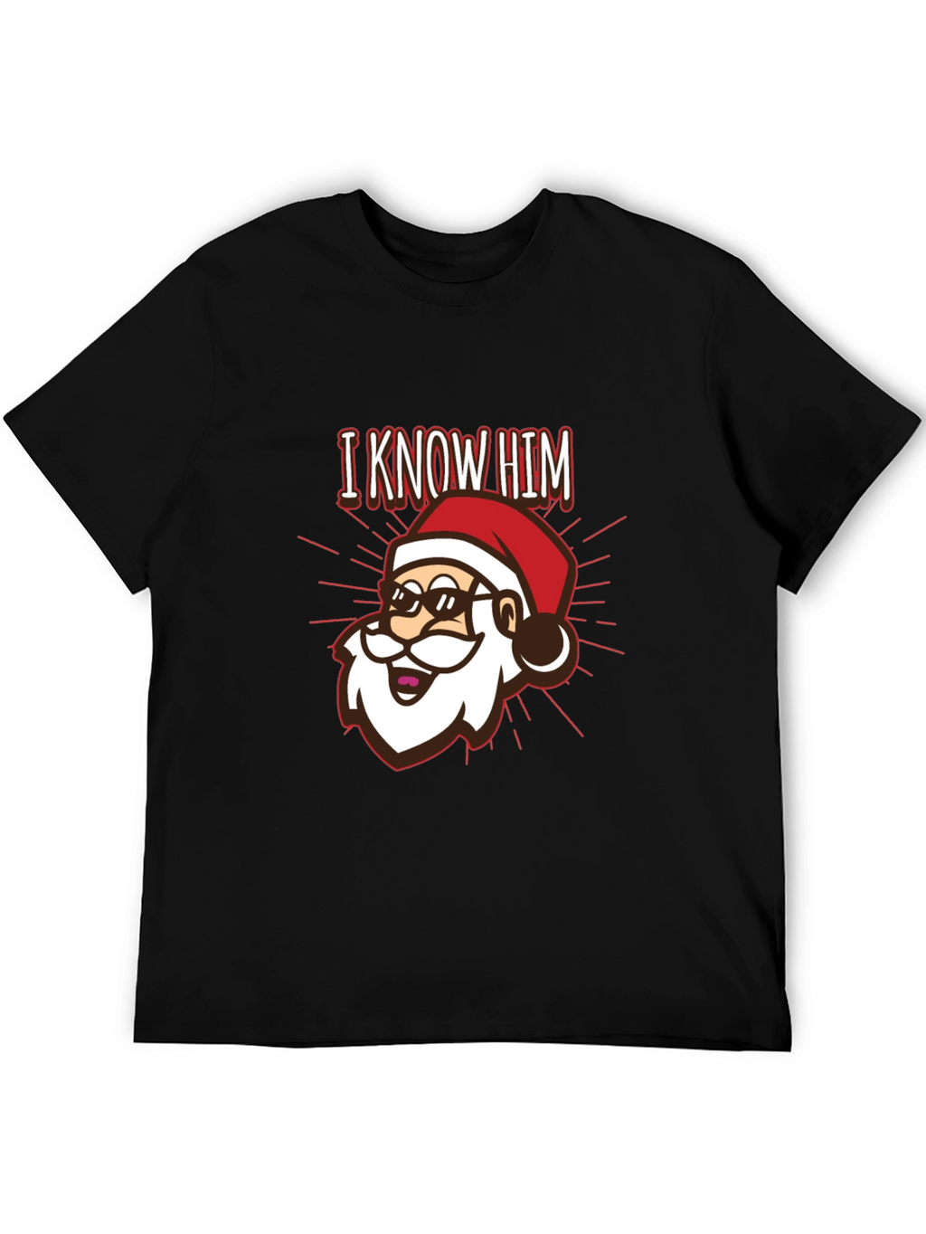 I Know Him Santa Graphic T-Shirt