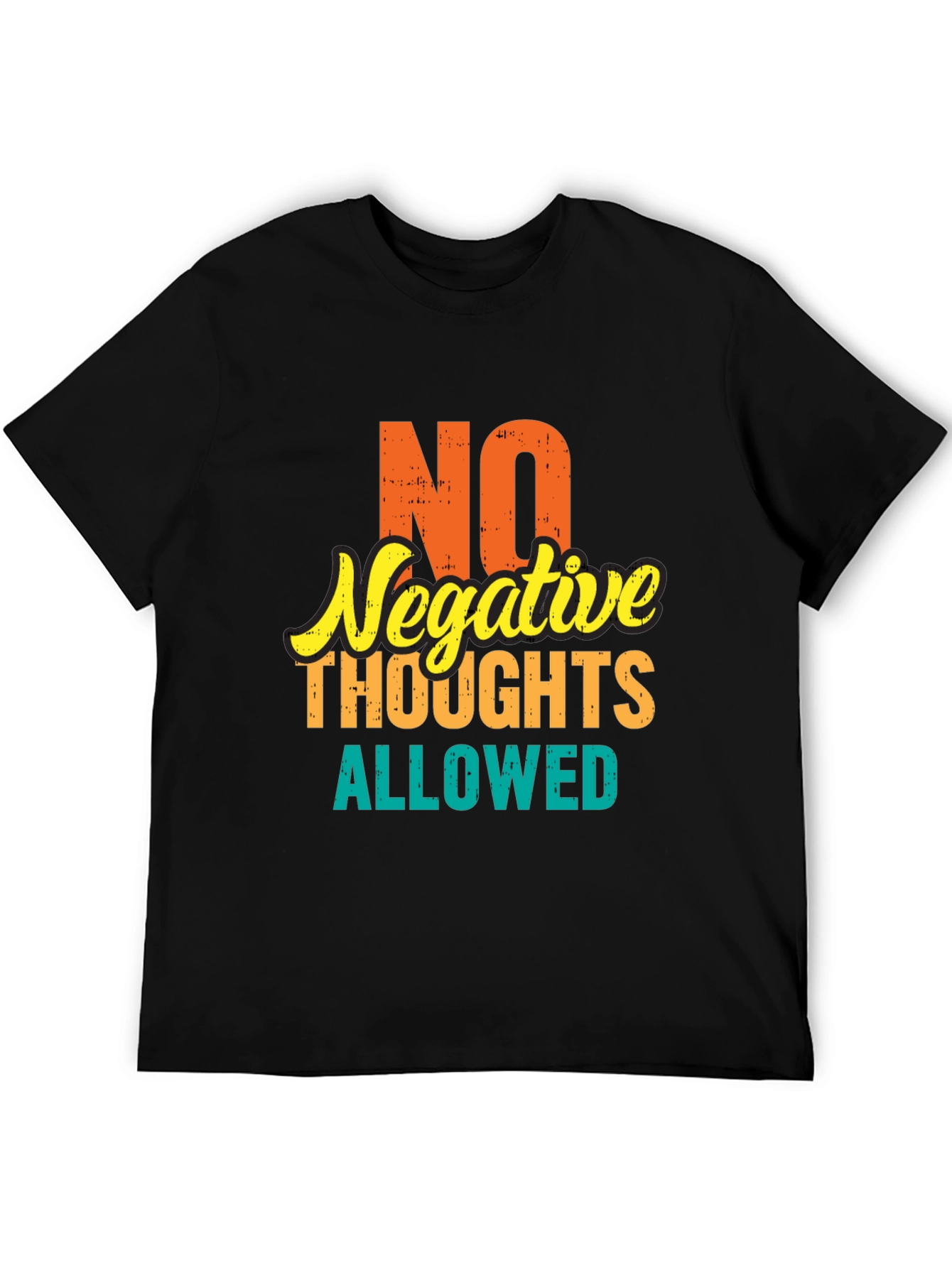 Positive Vibes Tee: No Negative Thoughts Allowed