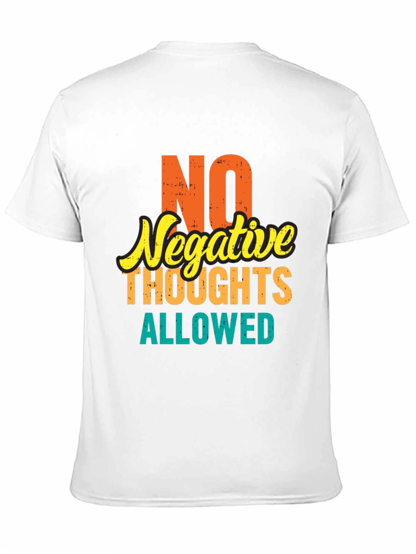 Positive Vibes Tee: No Negative Thoughts Allowed