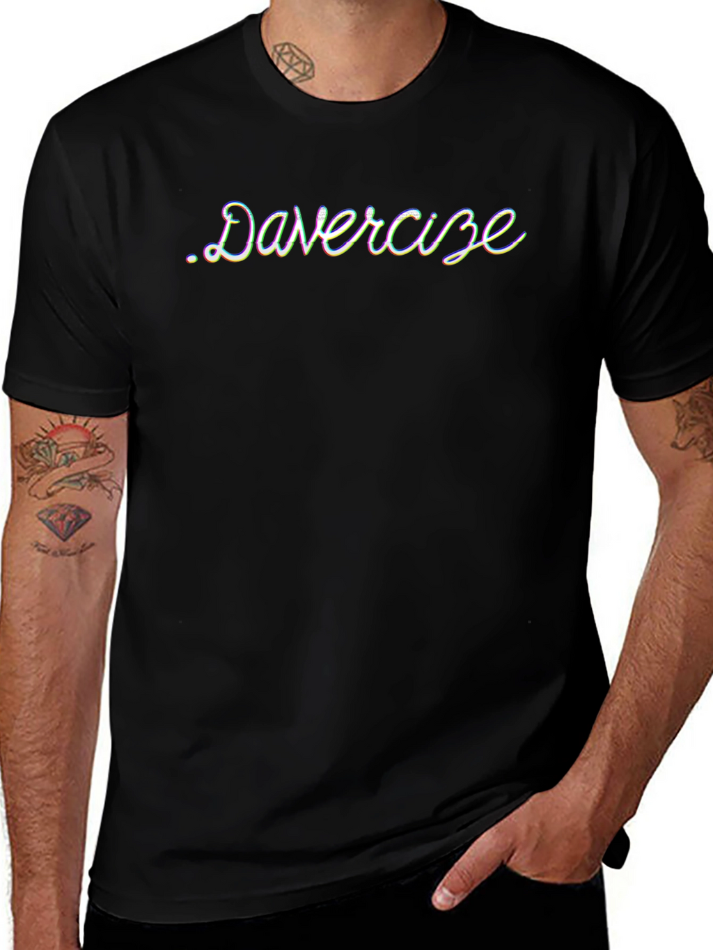 Davercize Black T-Shirt