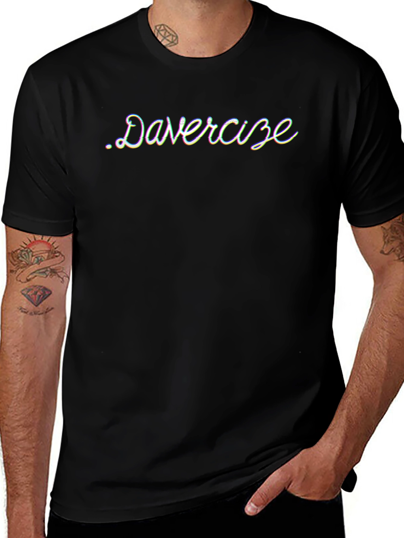 Davercize Black T-Shirt