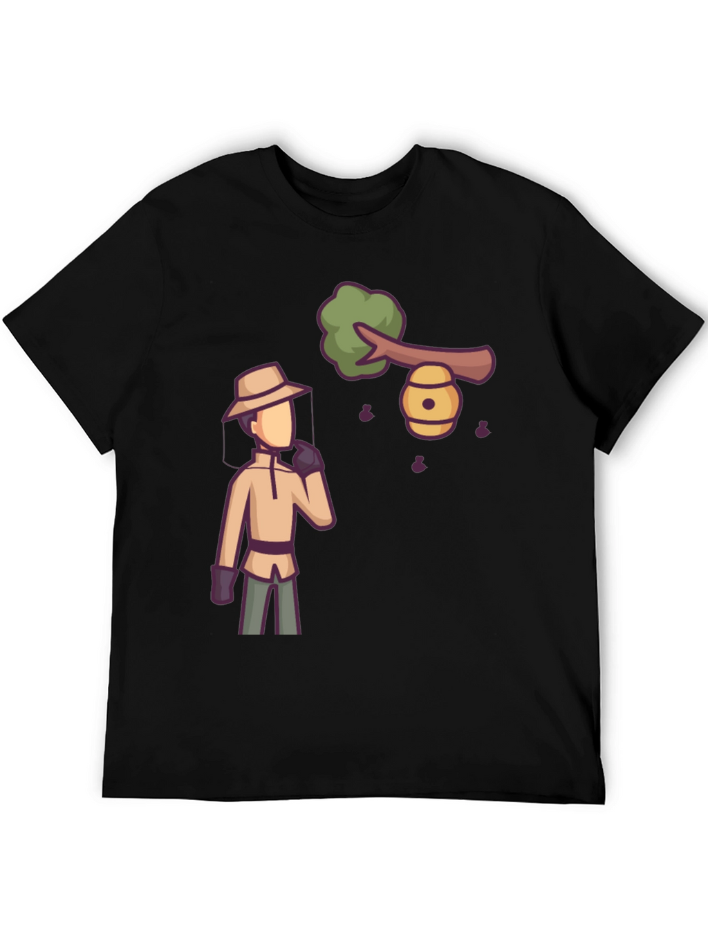 Beekeeper Graphic Tee - Novelty Cartoon Design