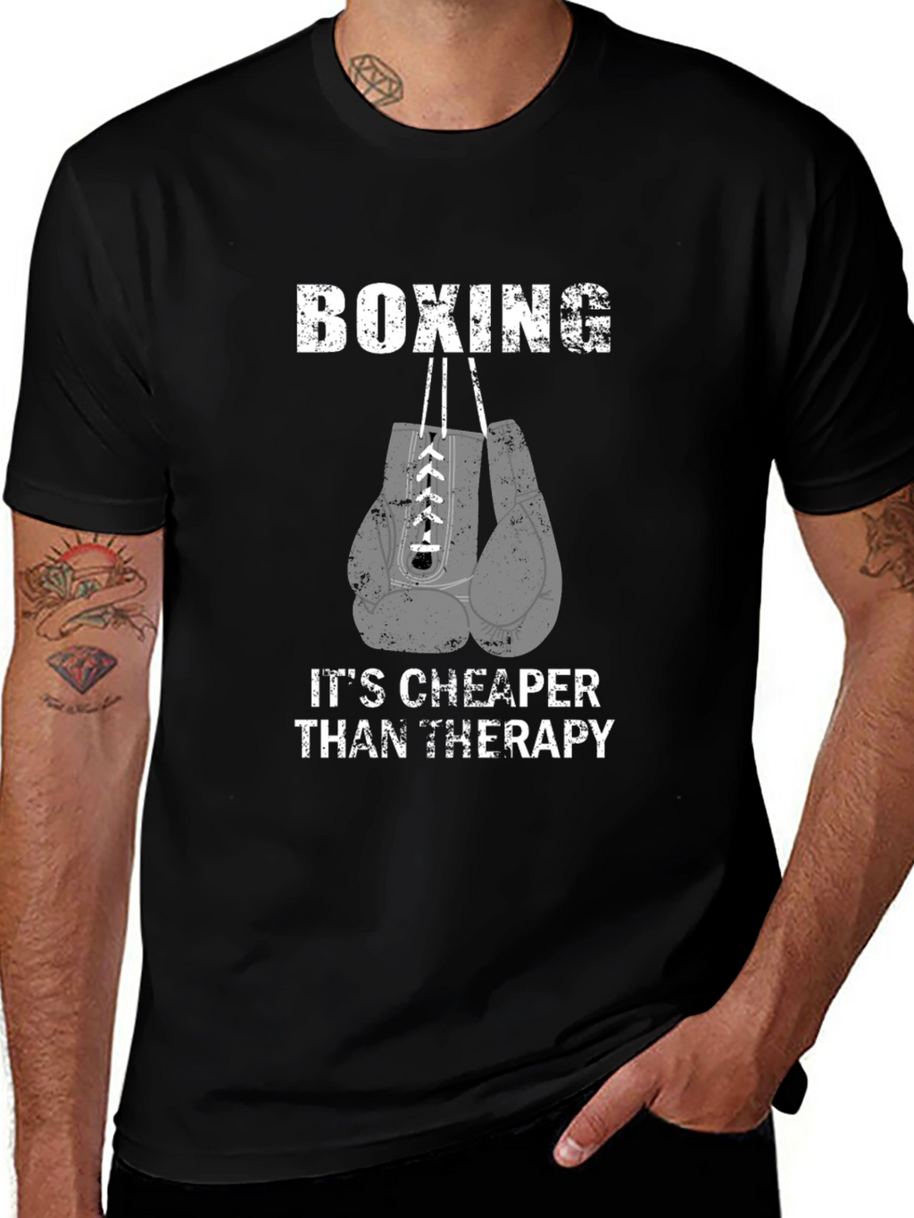 Boxing Therapy T-Shirt | Funny Boxing Gift