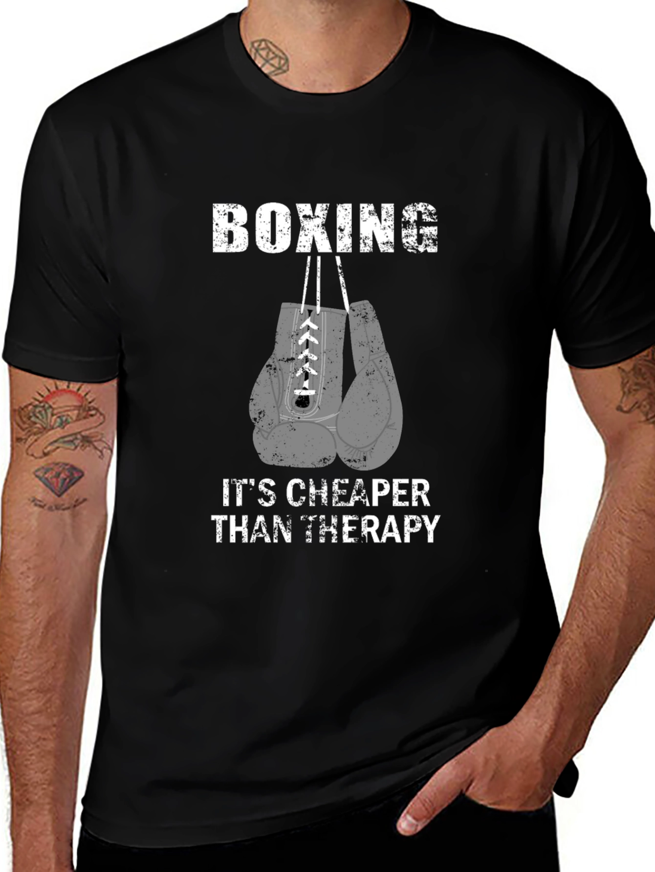 Boxing Therapy T-Shirt | Funny Boxing Gift