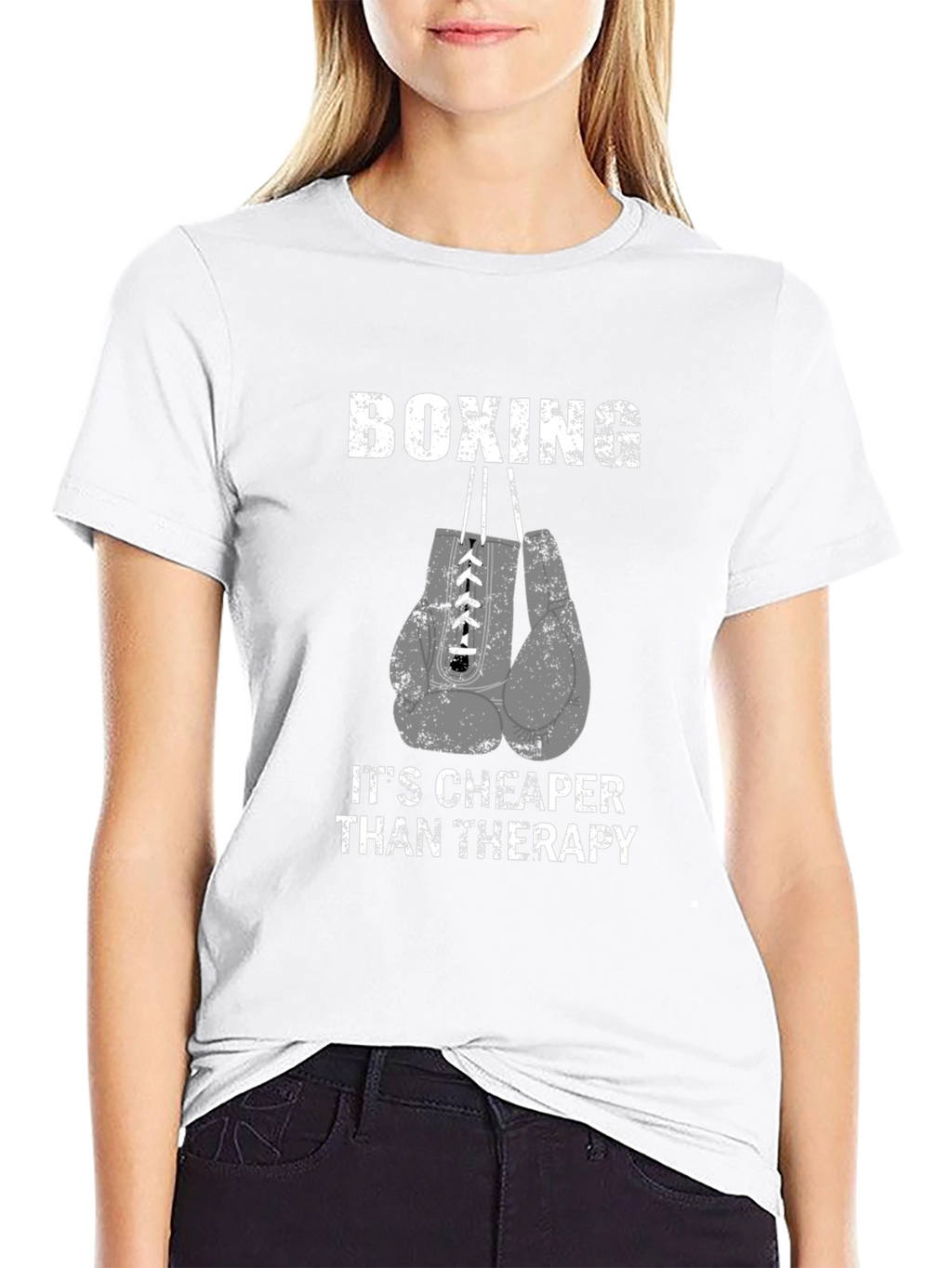 Boxing Therapy T-Shirt | Funny Boxing Gift