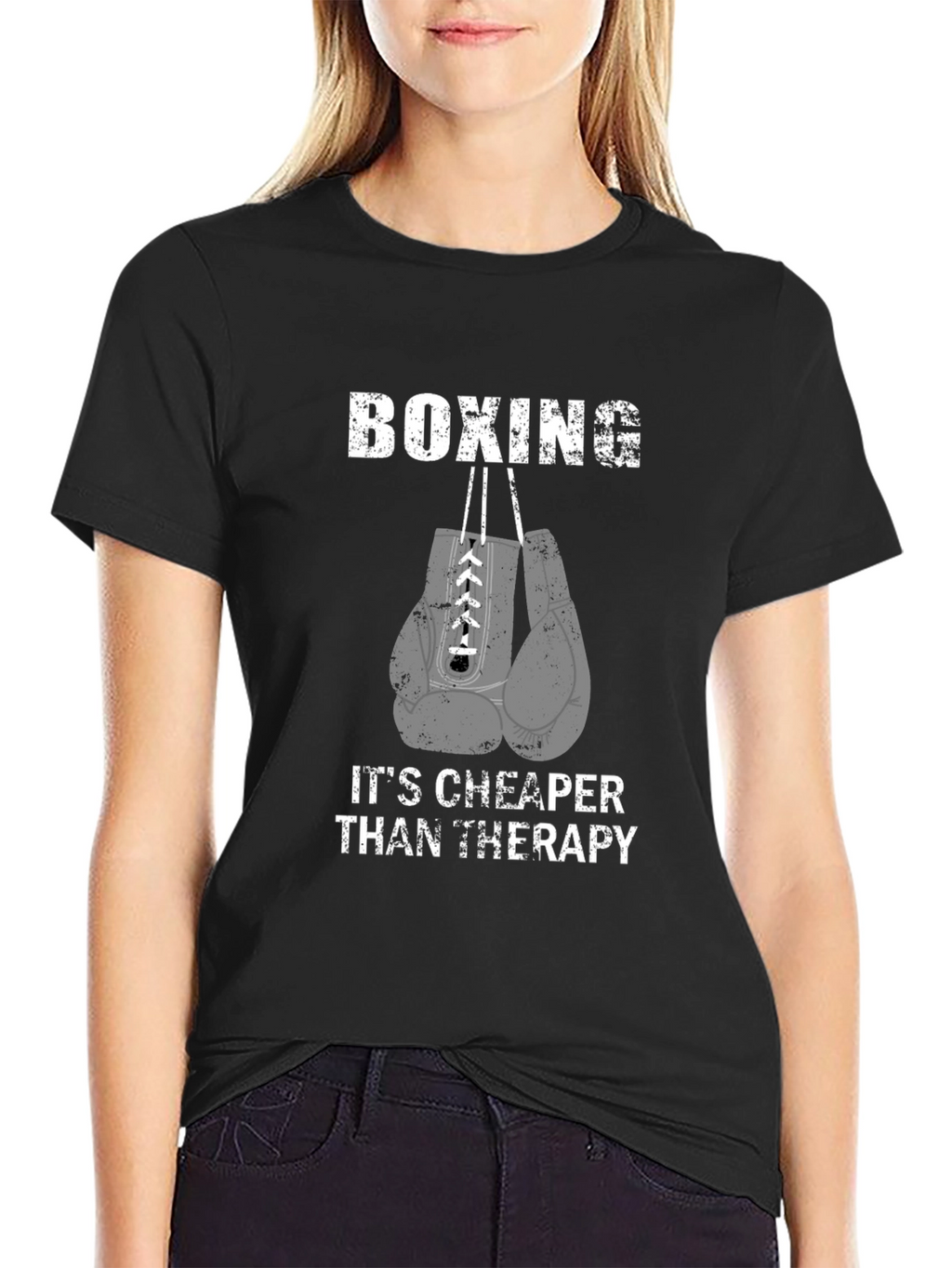 Boxing Therapy T-Shirt | Funny Boxing Gift