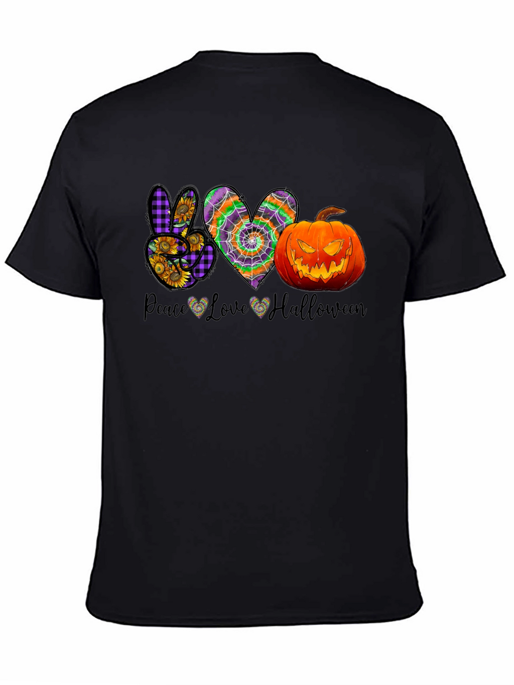 Peace Love Halloween T-Shirt