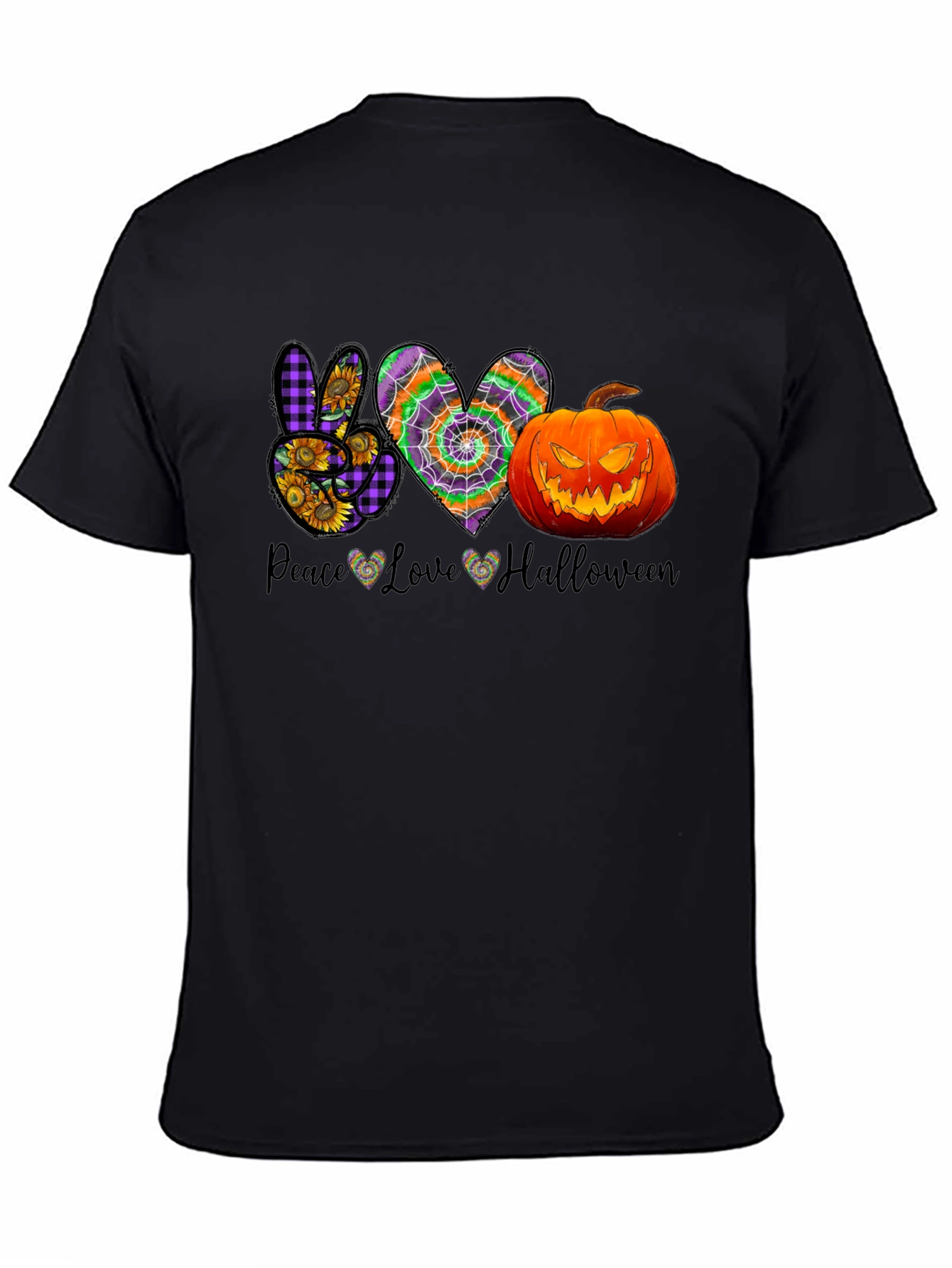 Peace Love Halloween T-Shirt