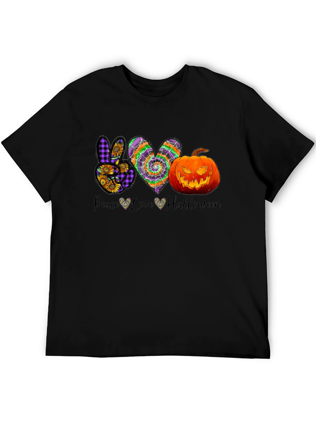 Peace Love Halloween T-Shirt