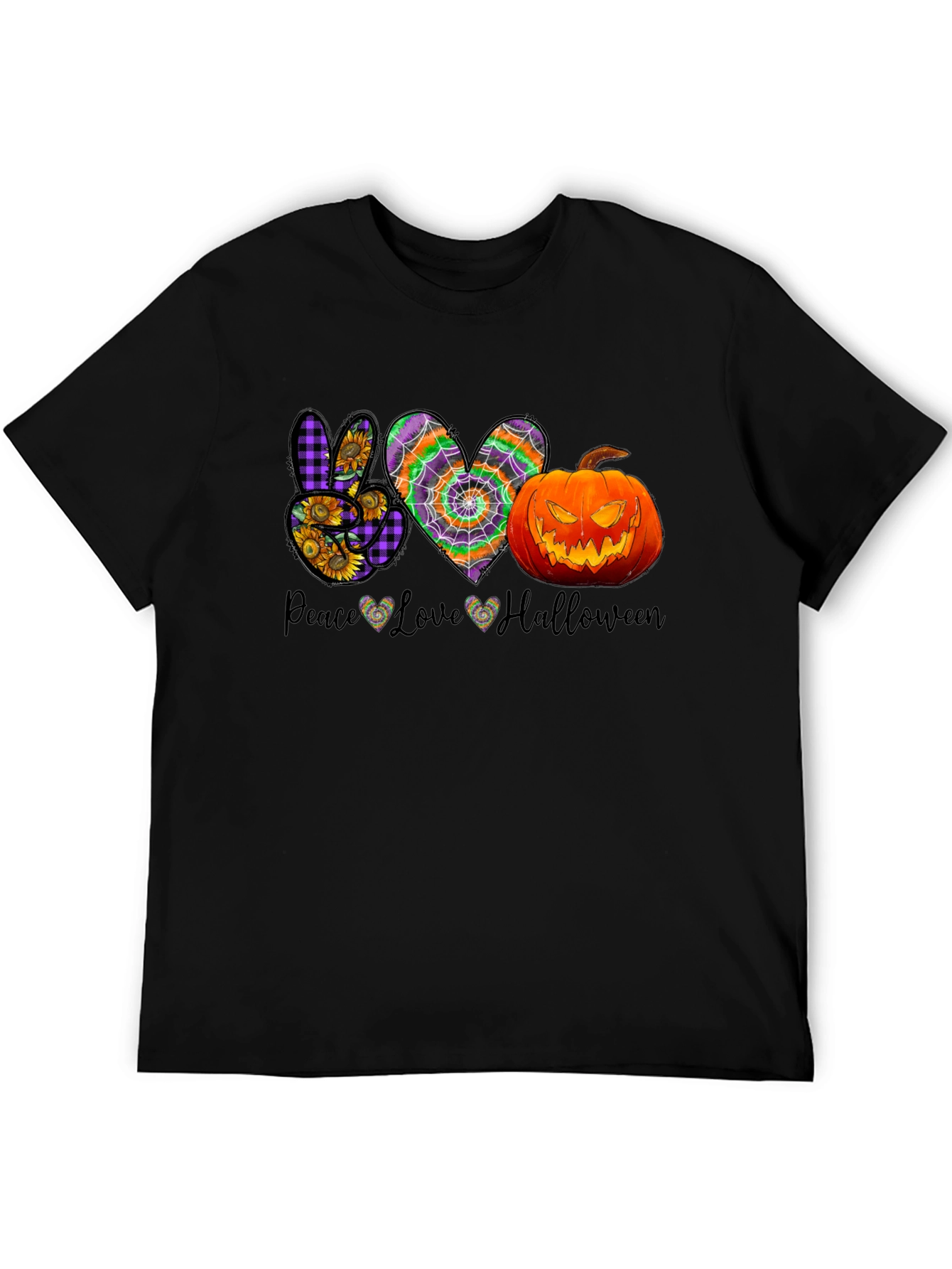 Peace Love Halloween T-Shirt