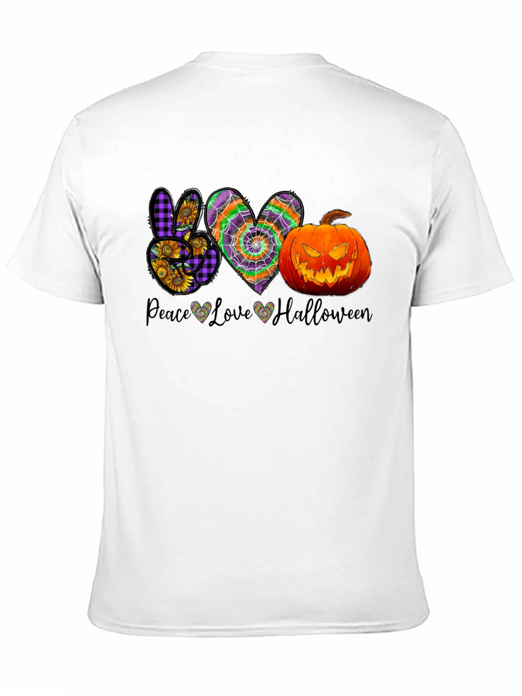Peace Love Halloween T-Shirt
