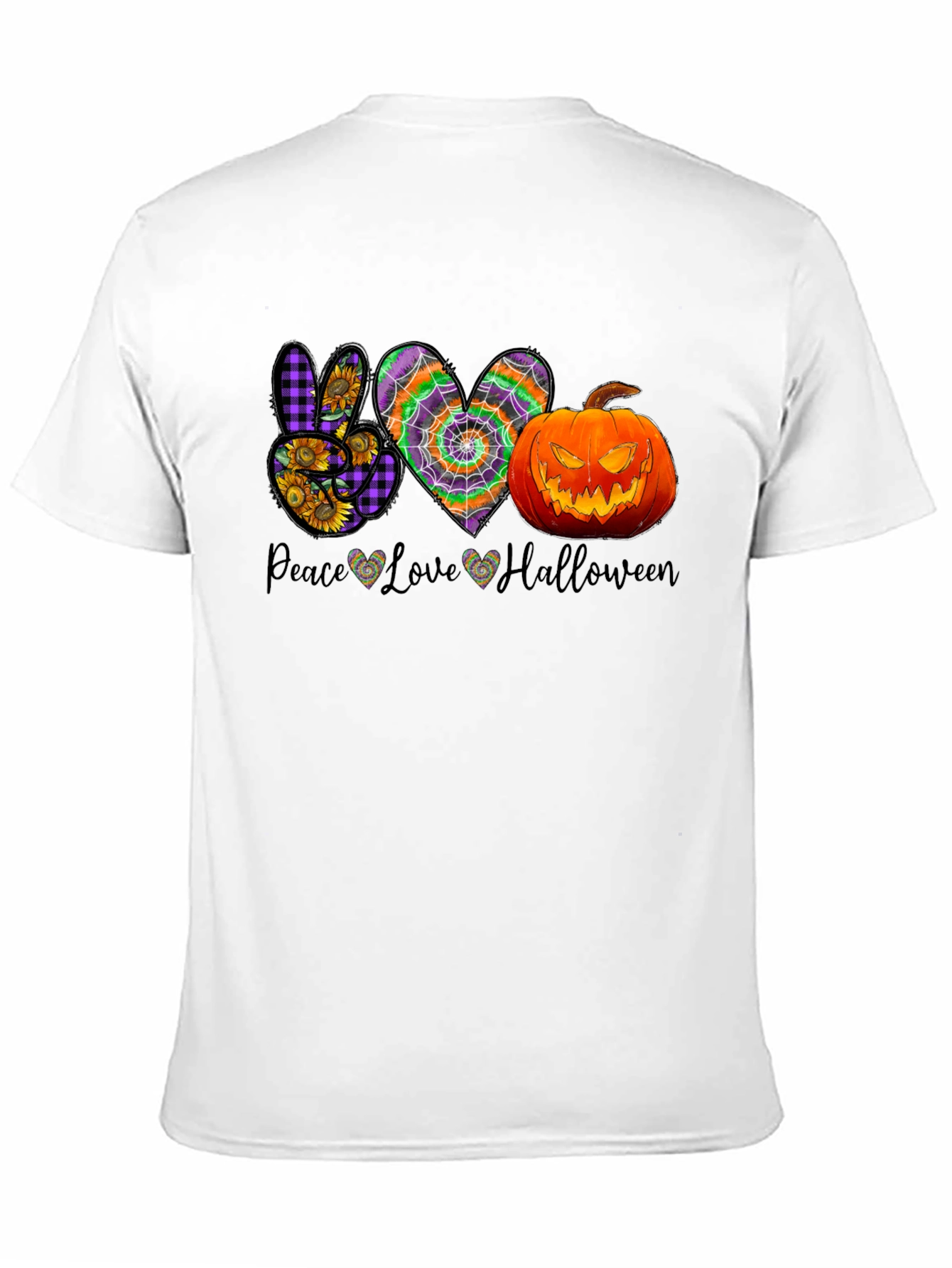 Peace Love Halloween T-Shirt