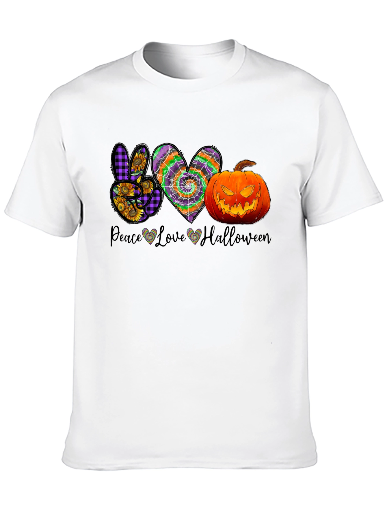 Peace Love Halloween T-Shirt