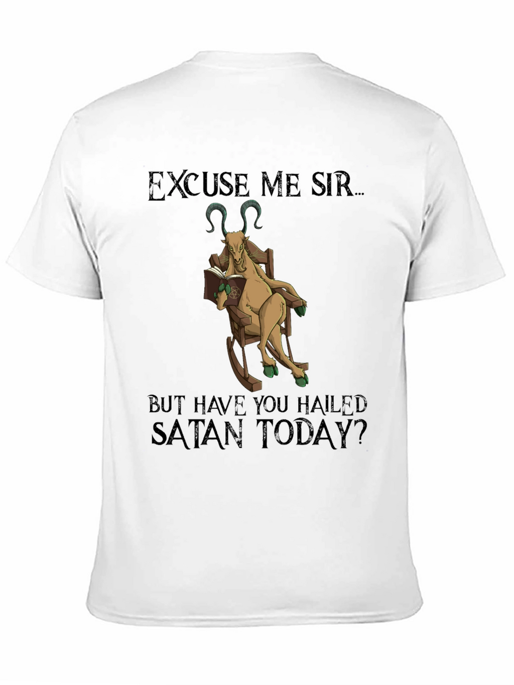 Excuse Me Sir Satan Goat T-Shirt