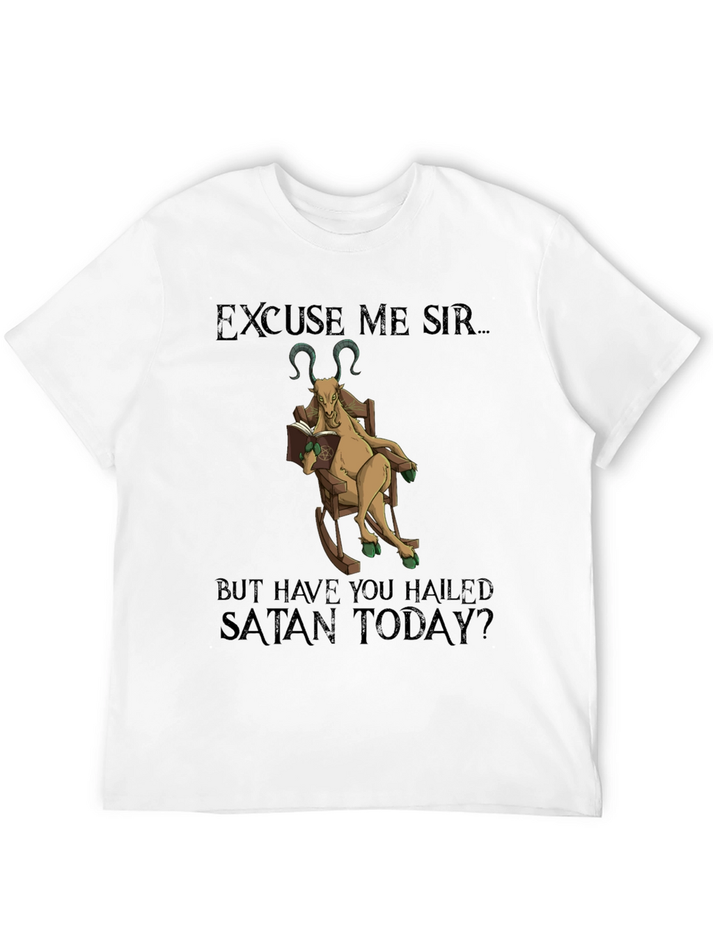 Excuse Me Sir Satan Goat T-Shirt