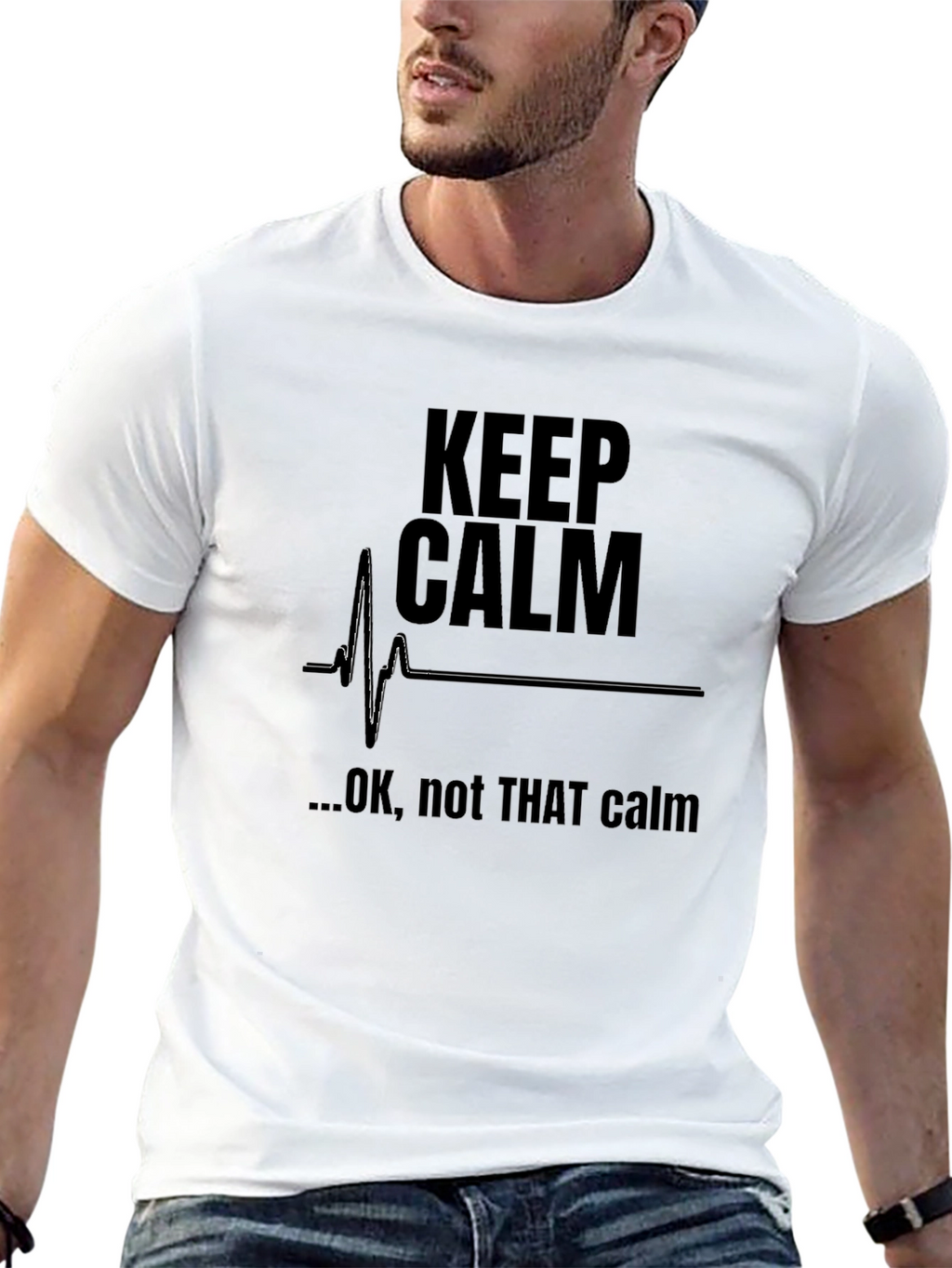 Keep Calm Funny Graphic T-Shirt