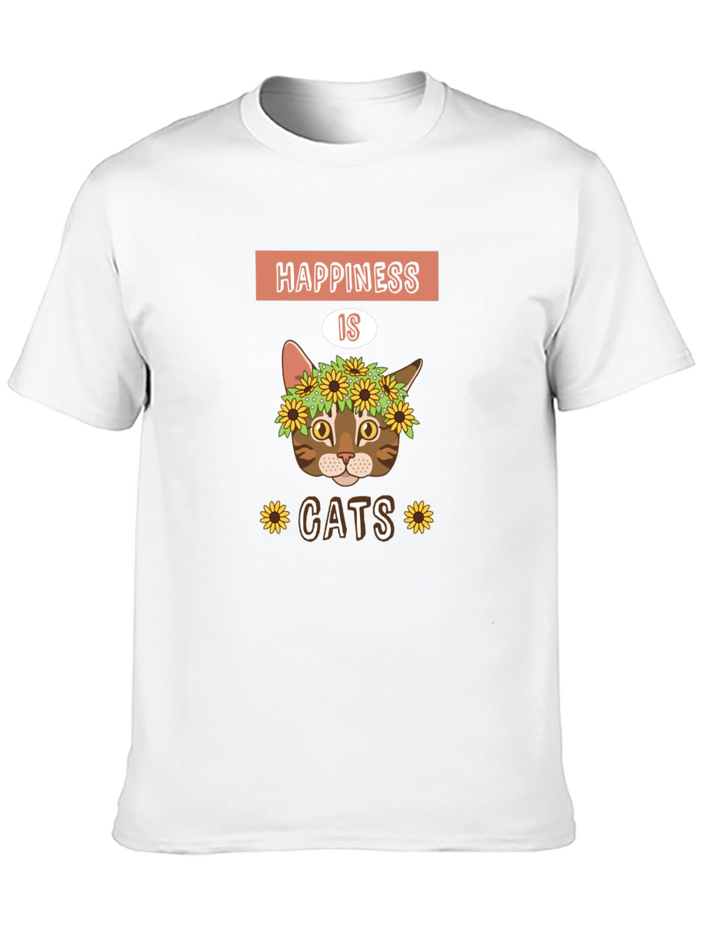 Happiness is Cats Graphic T-Shirt