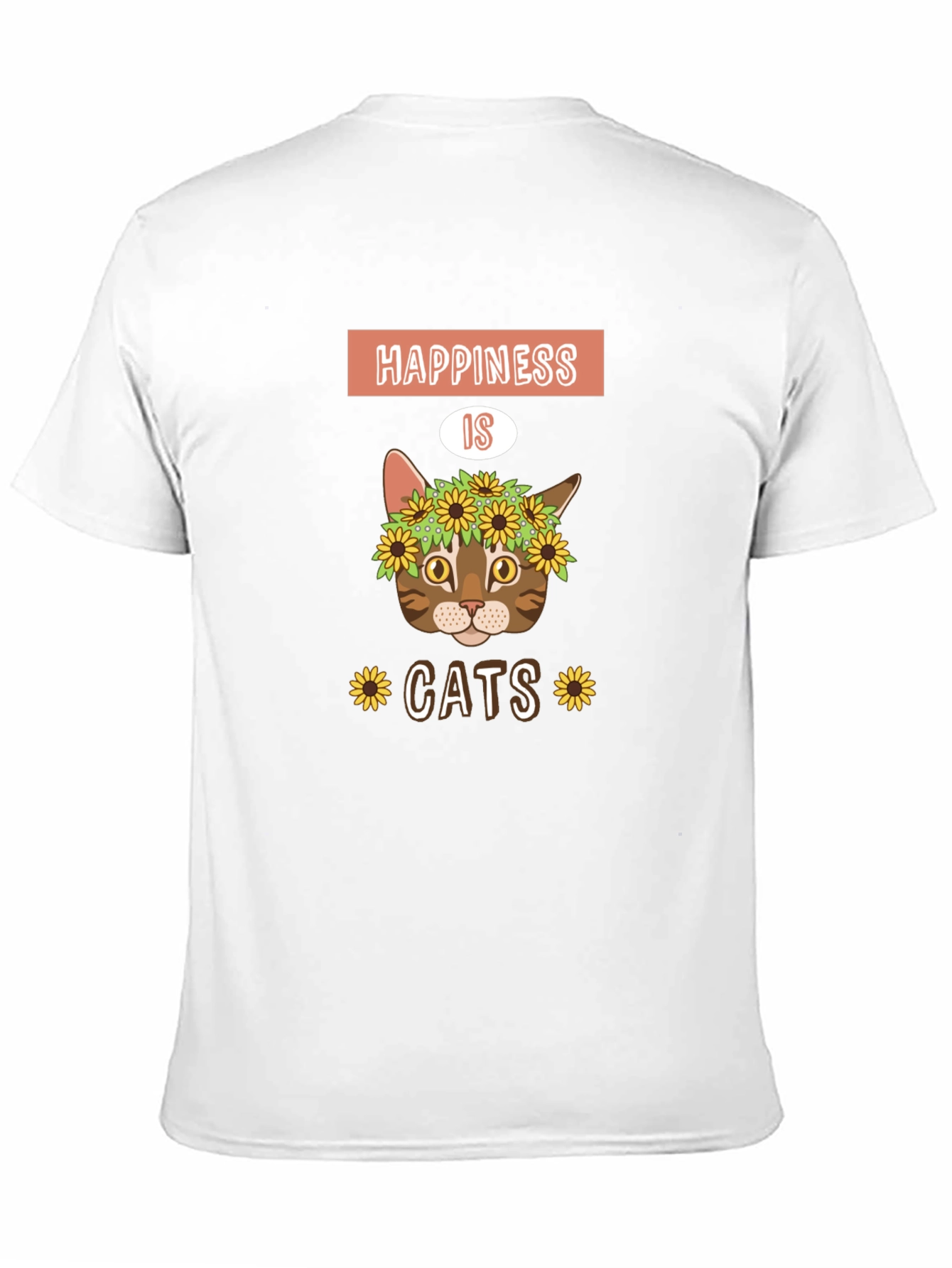 Happiness is Cats Graphic T-Shirt