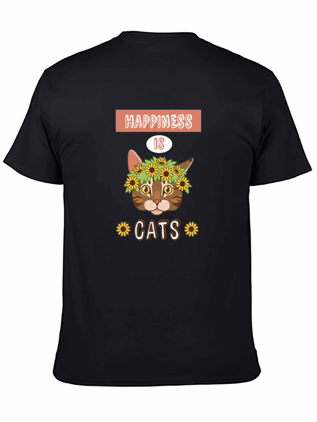 Happiness is Cats Graphic T-Shirt