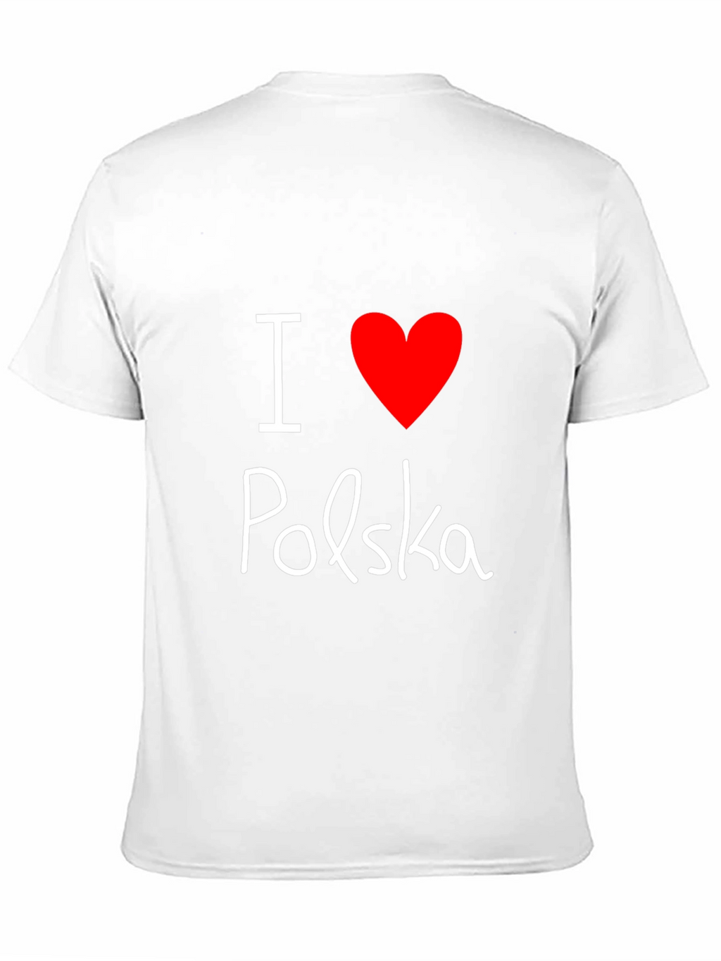 I Love Polska T-Shirt - Black Tee