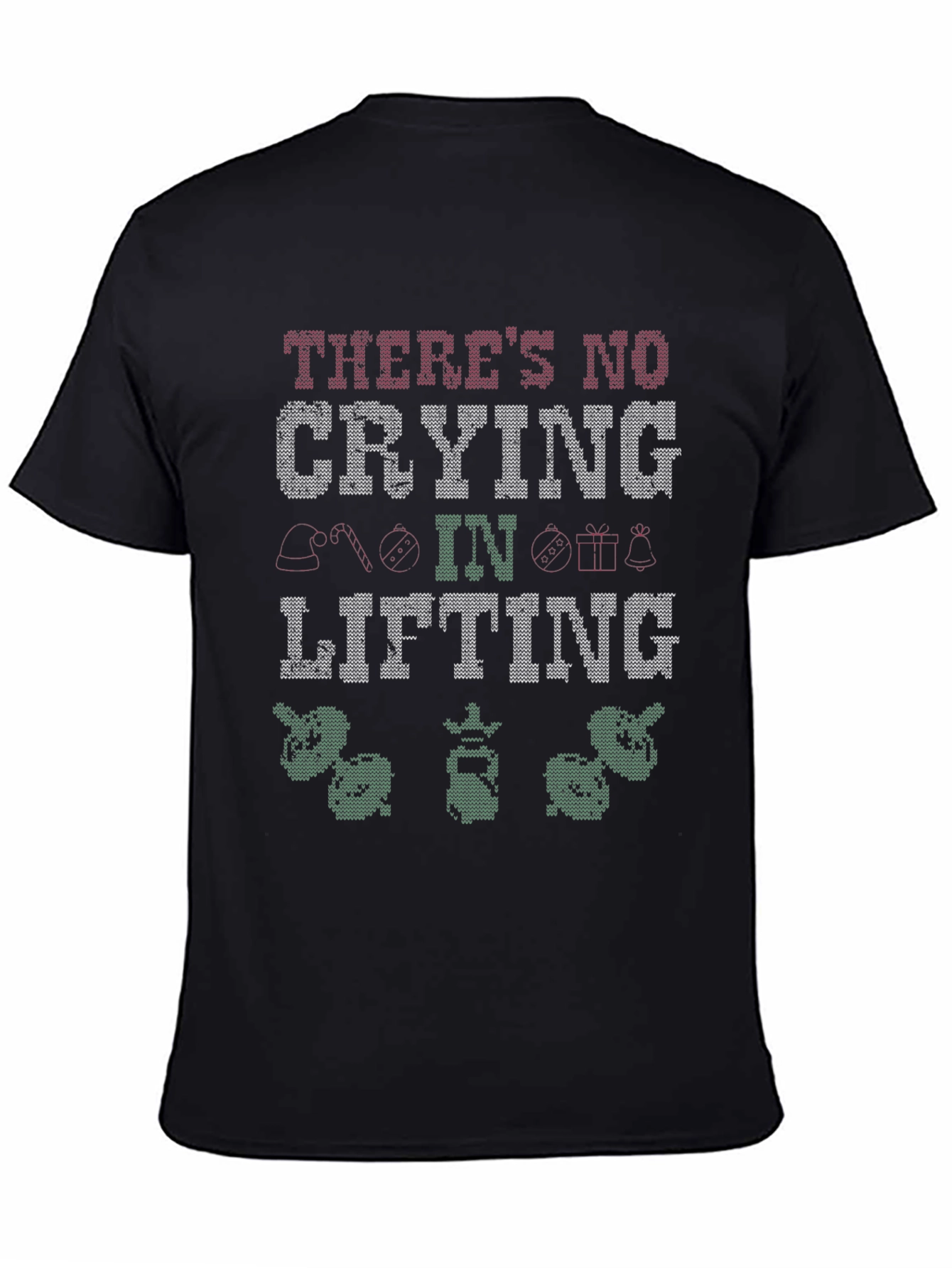 Funny Christmas Gym Workout T-Shirt