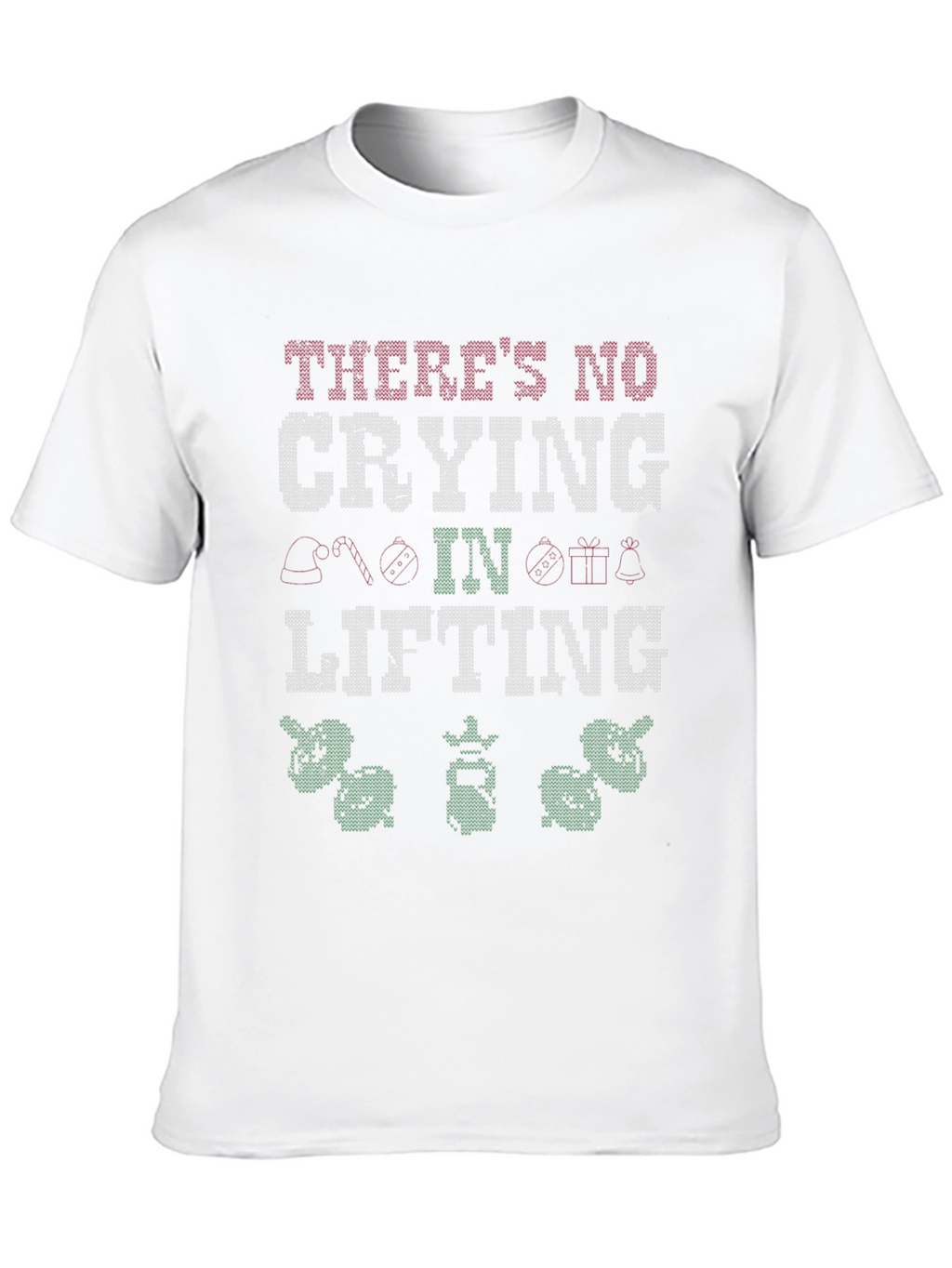 Funny Christmas Gym Workout T-Shirt