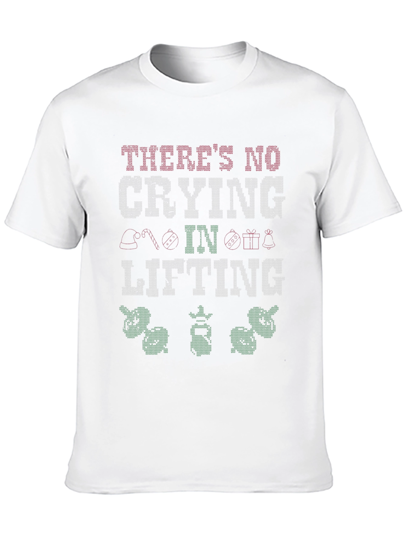 Funny Christmas Gym Workout T-Shirt