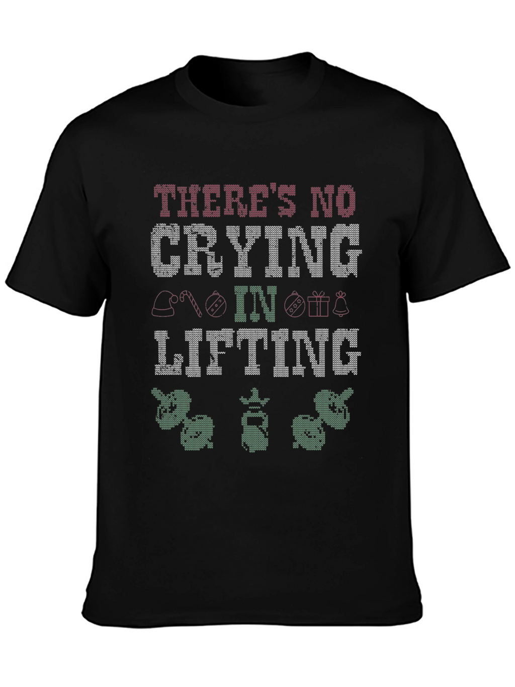 Funny Christmas Gym Workout T-Shirt