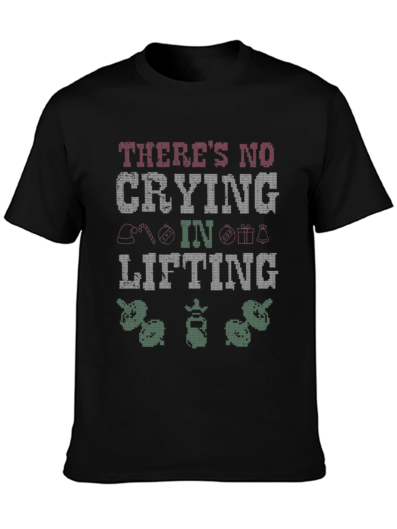 Funny Christmas Gym Workout T-Shirt