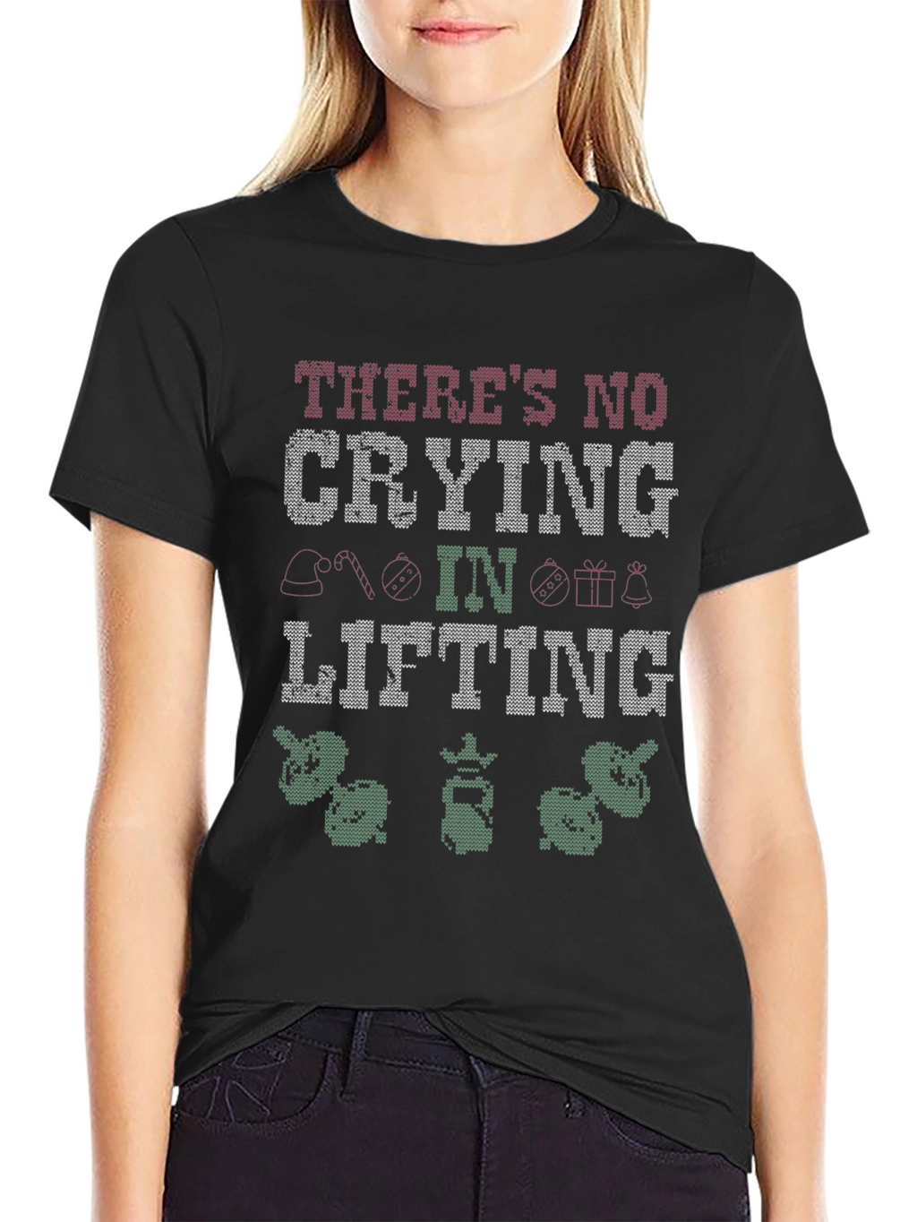 Funny Christmas Gym Workout T-Shirt