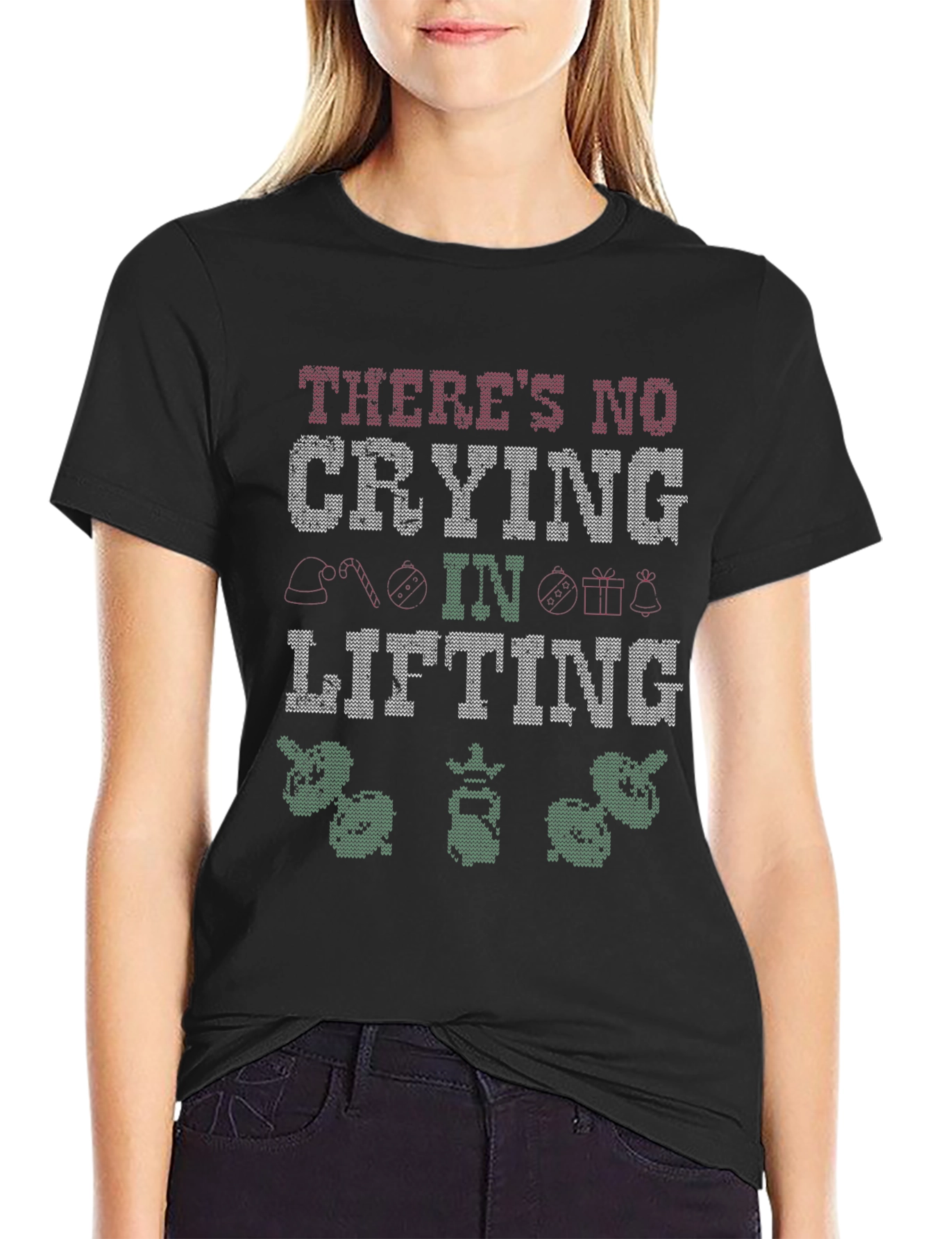Funny Christmas Gym Workout T-Shirt