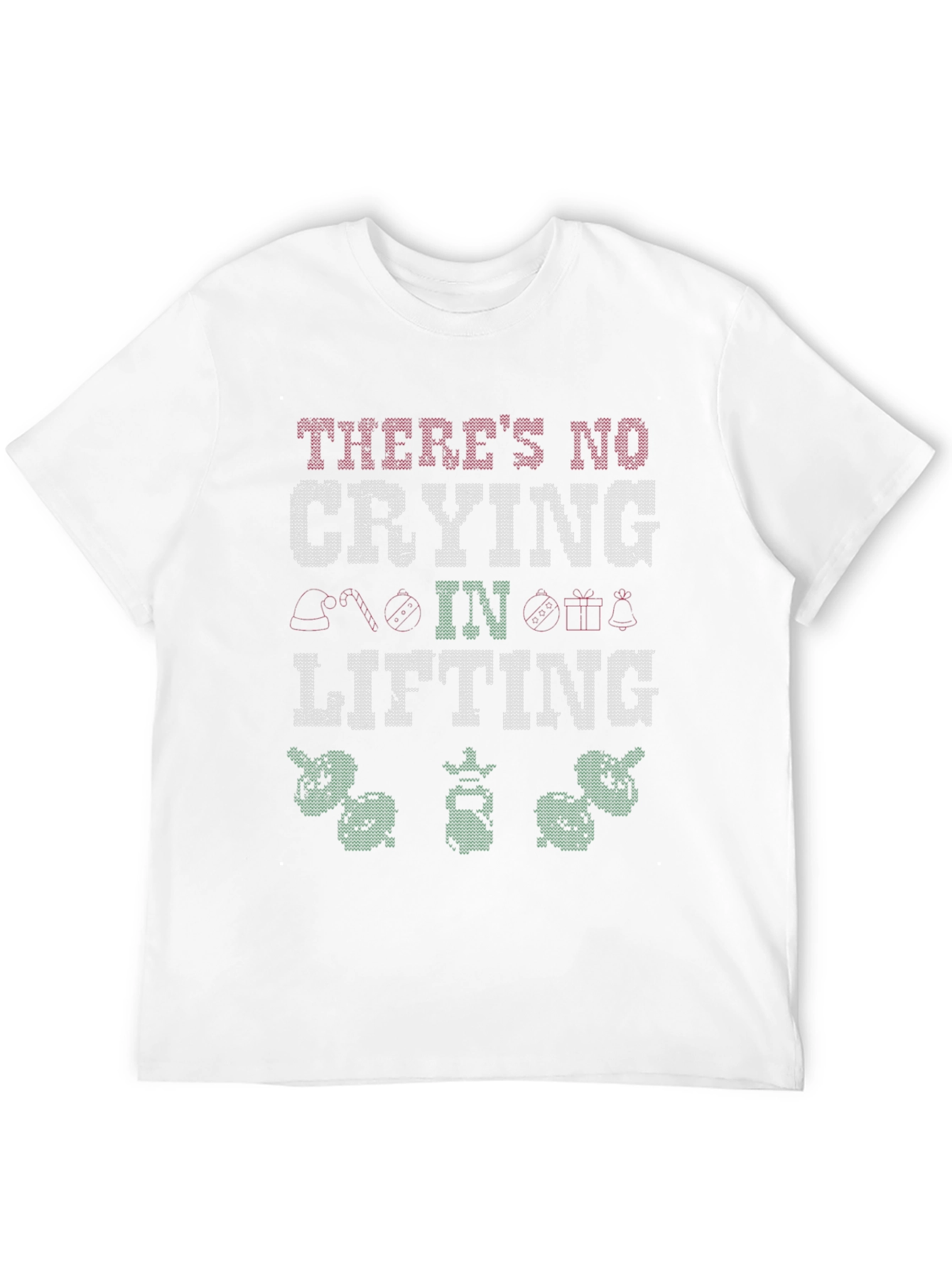 Funny Christmas Gym Workout T-Shirt