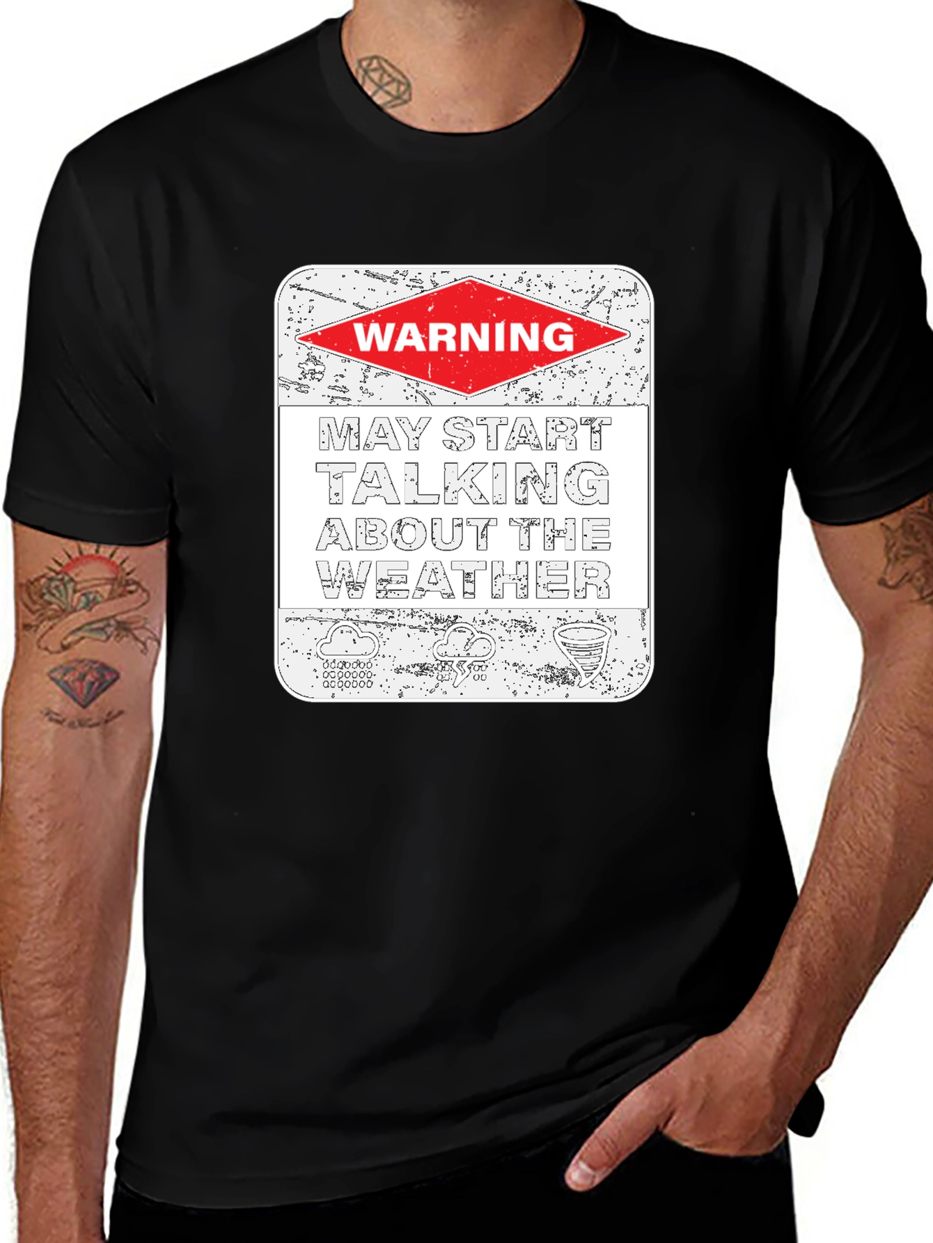 Warning May Talk About The Weather T-Shirt