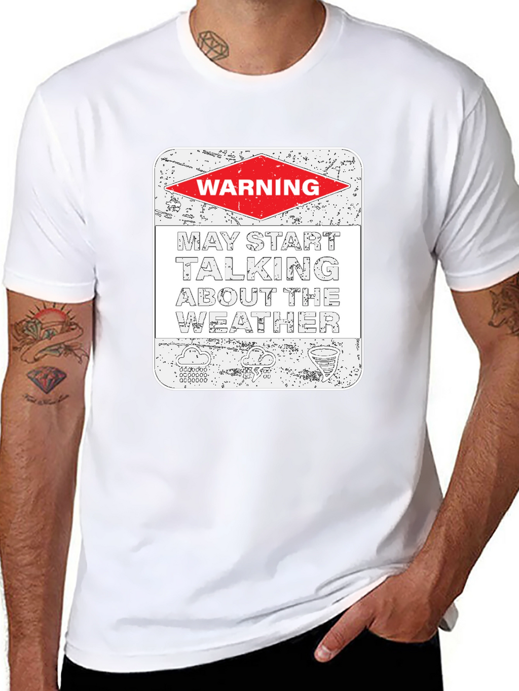 Warning May Talk About The Weather T-Shirt