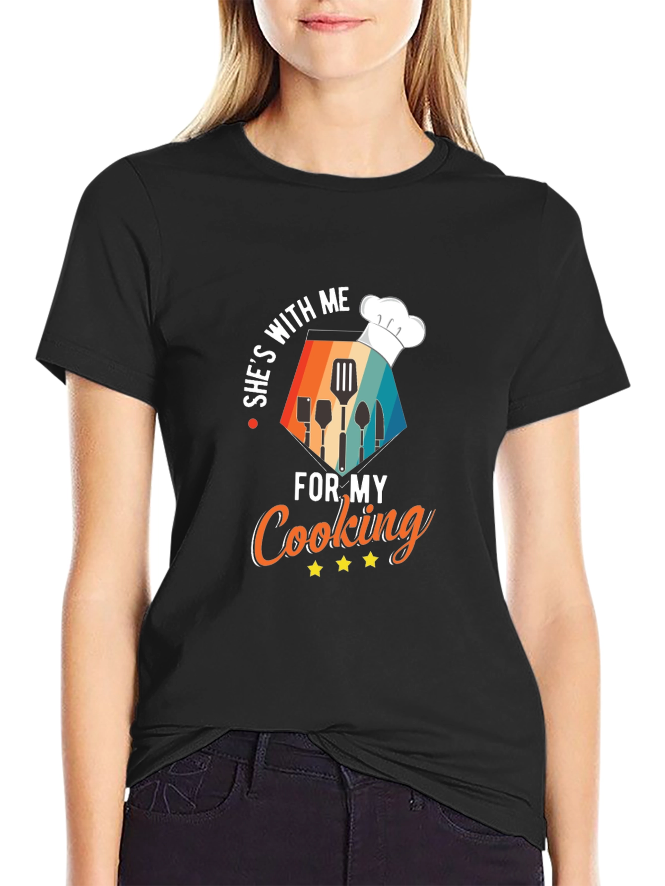 Shes With Me For My Cooking T-Shirt