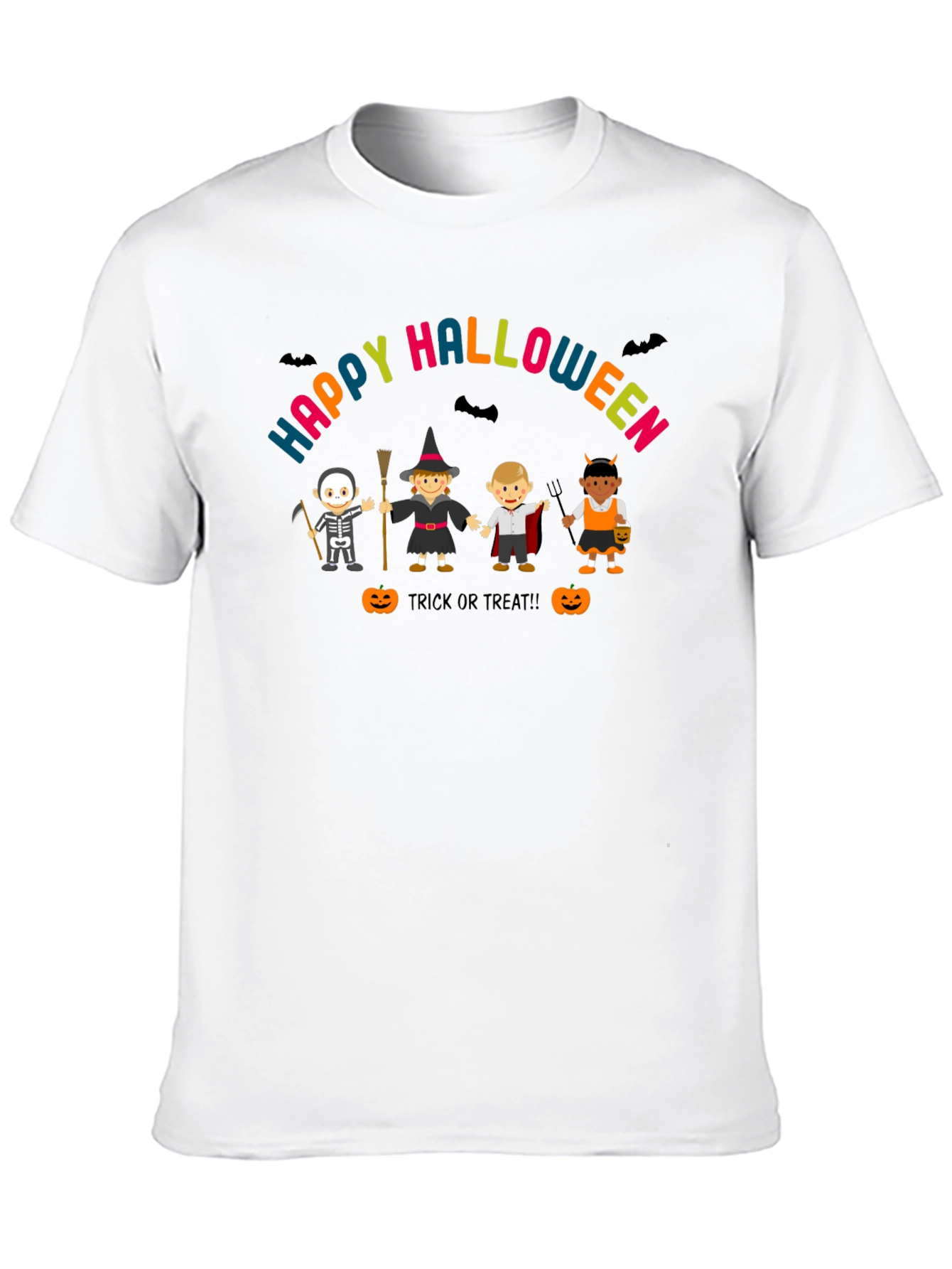 Happy Halloween T-Shirt Costume Kids Graphic Tee