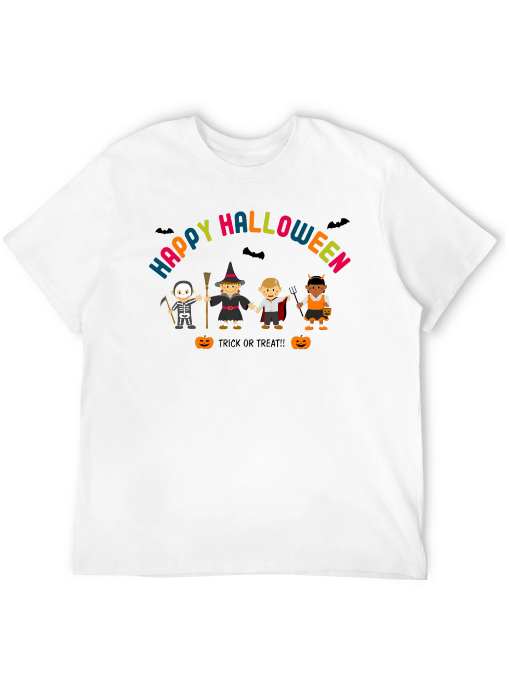 Happy Halloween T-Shirt Costume Kids Graphic Tee