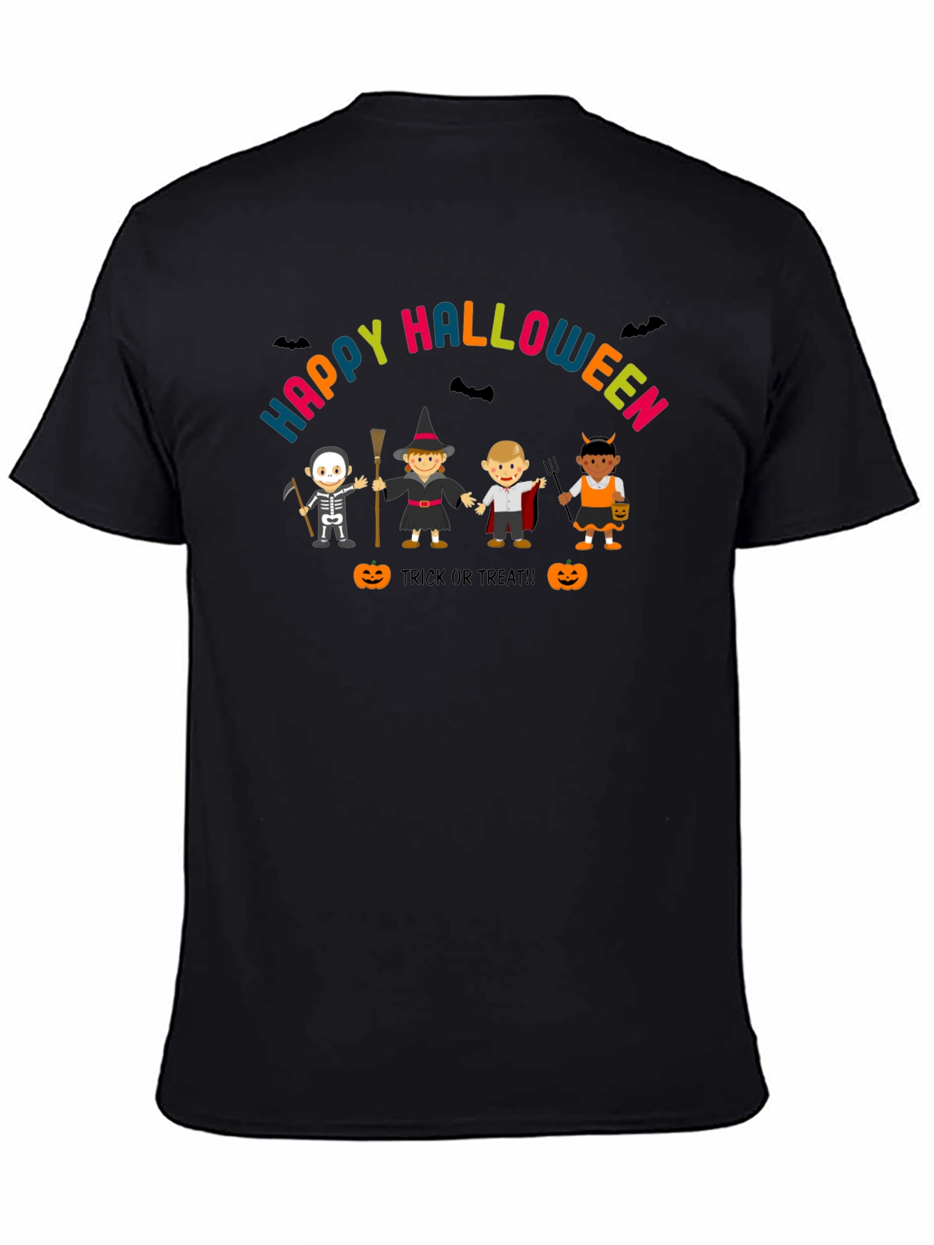 Happy Halloween T-Shirt Costume Kids Graphic Tee