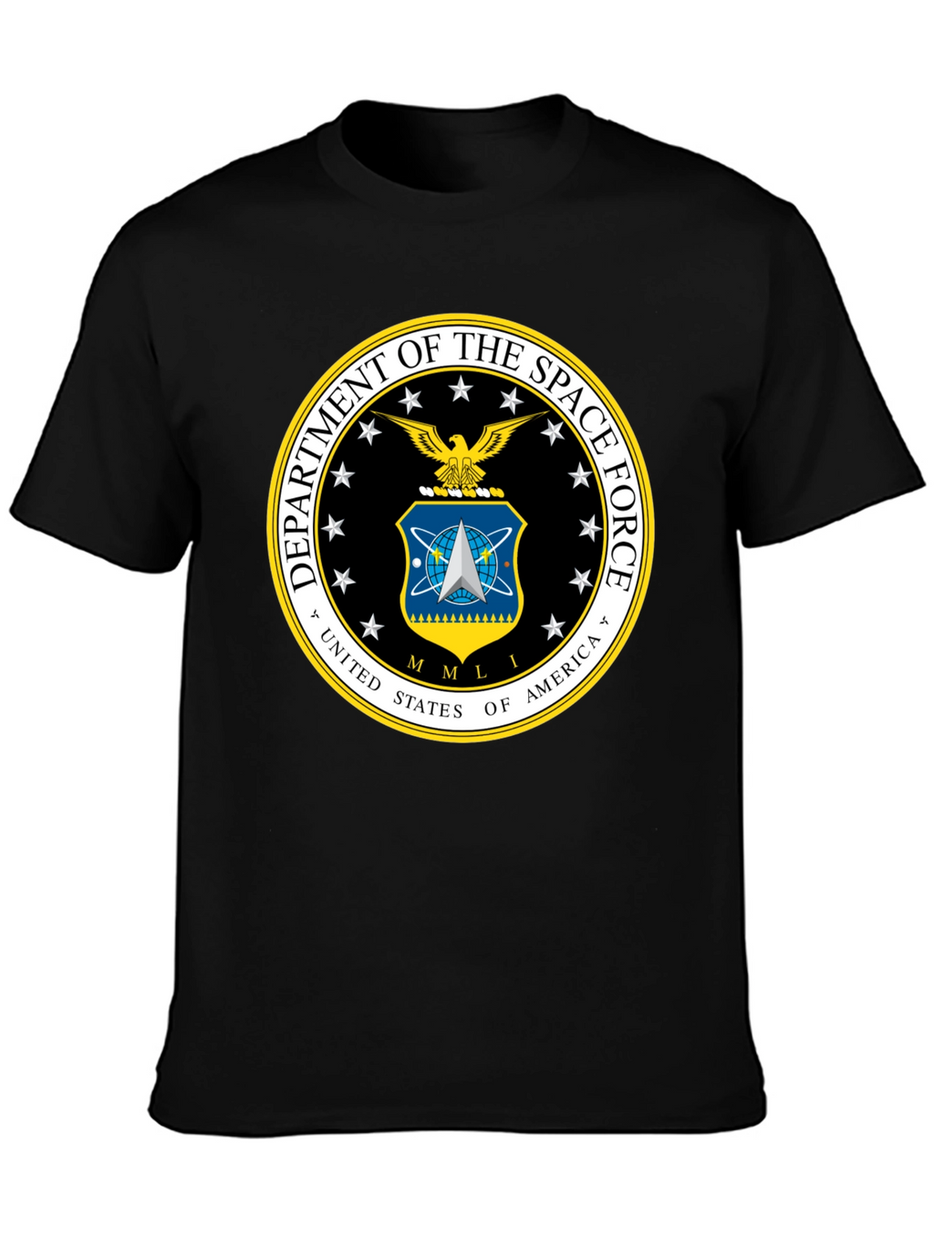 Space Force Logo T-Shirt - Black
