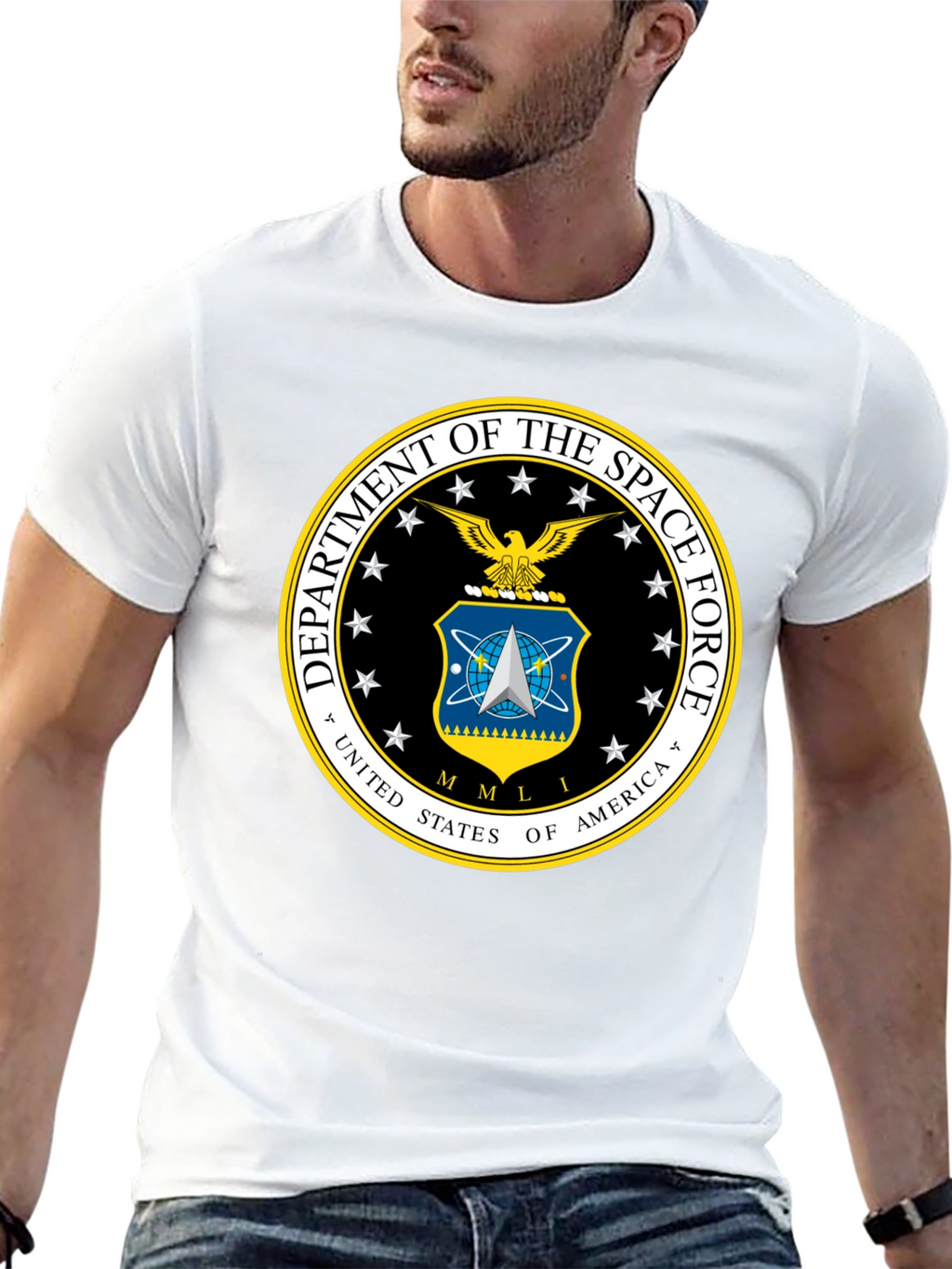Space Force Logo T-Shirt - Black